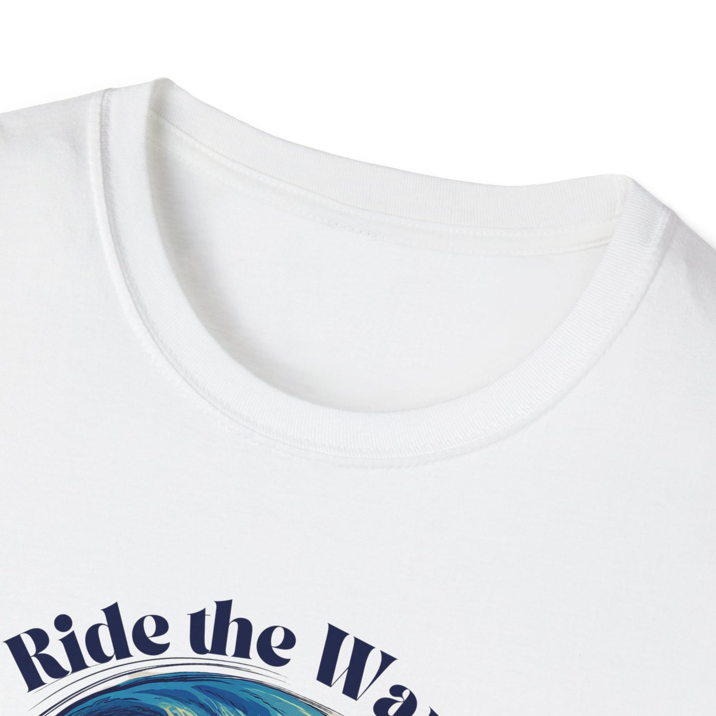 Kamala Harris 2024 Unisex Softstyle T-Shirt, Ride the Wave, Blue Wave Democrat, President, Vice President