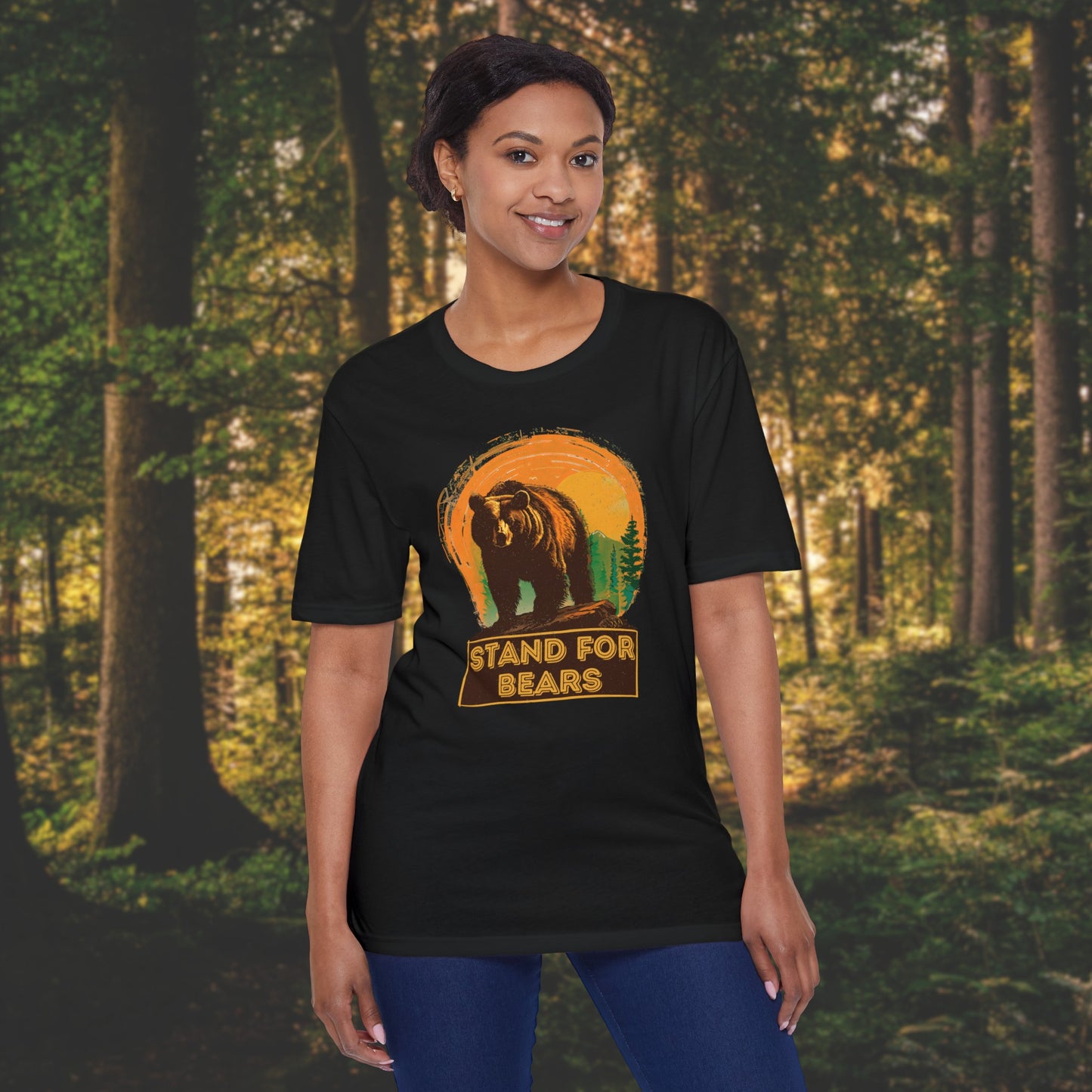 Stand For Bears Eco-Friendly Unisex District® Re-Tee®