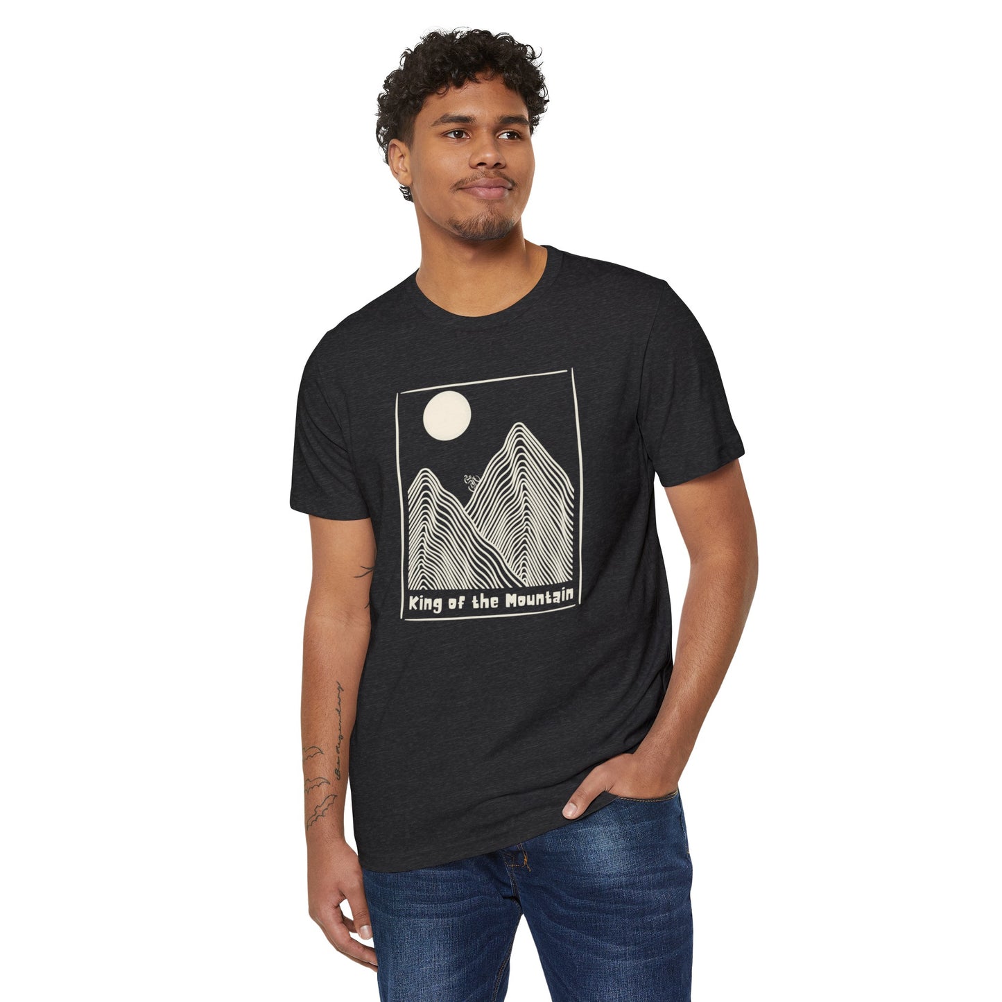 King of the Mountain Cycling Eco-friendly Unisex T-Shirt