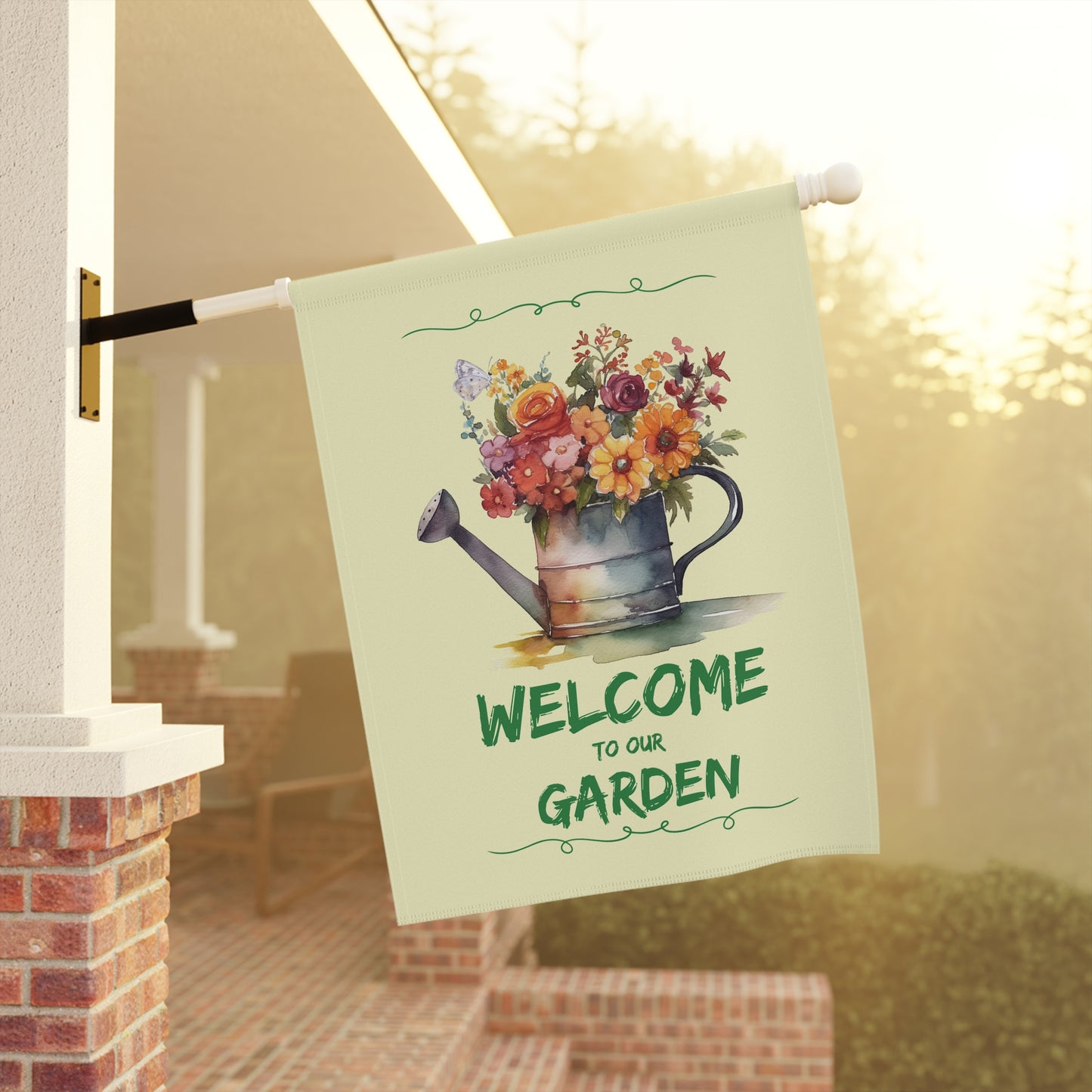 Welcome to Our Garden Garden & House Banner