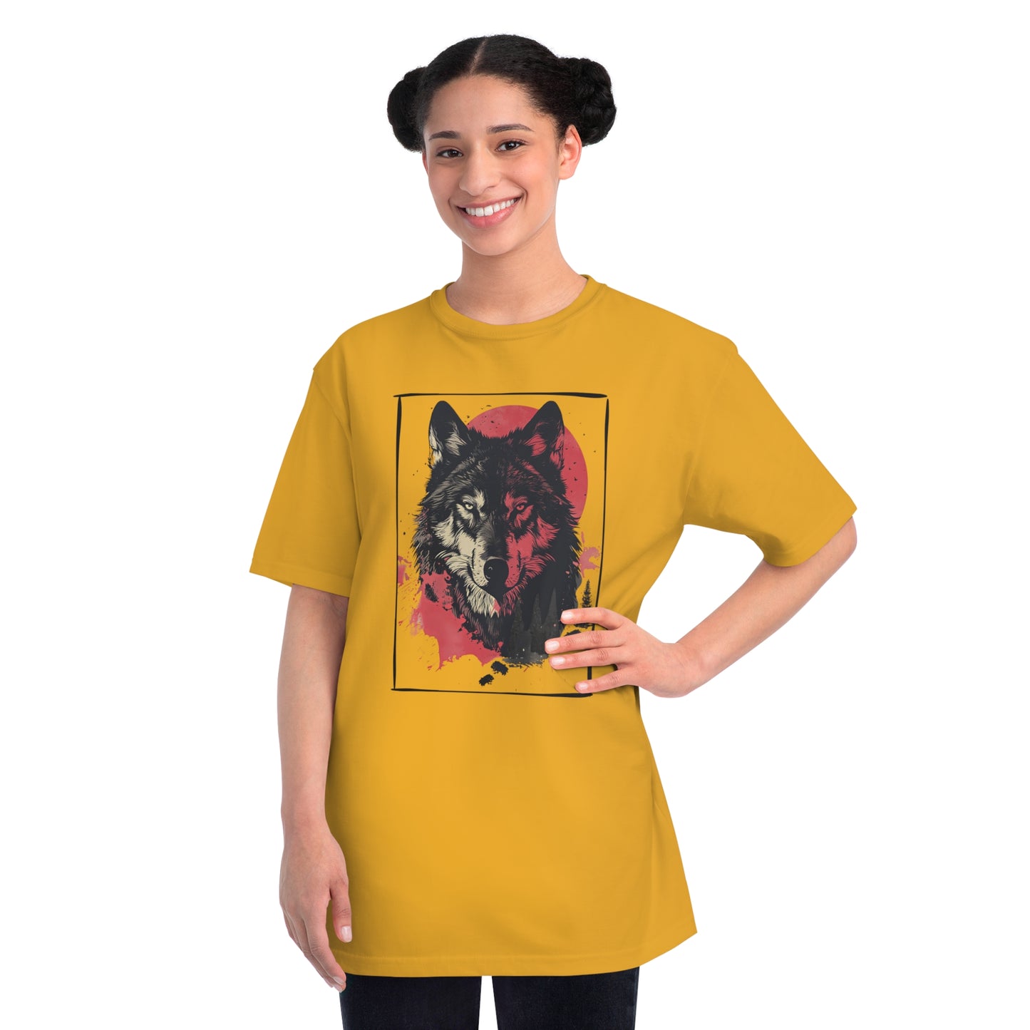 Red Wolf Eco-Friendly Organic Unisex Classic T-Shirt