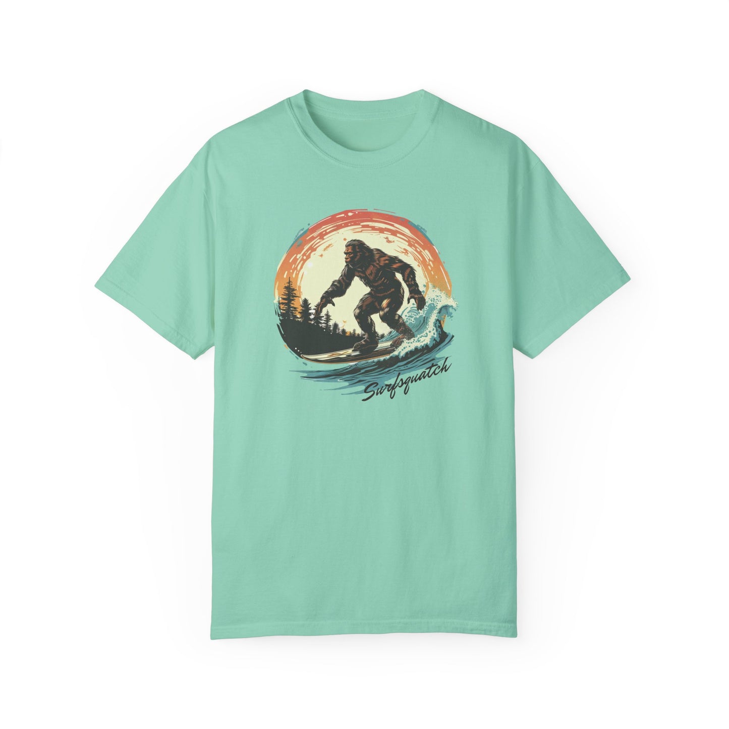 Vintage Vibes SurfSquatch Unisex Garment-Dyed T-shirt