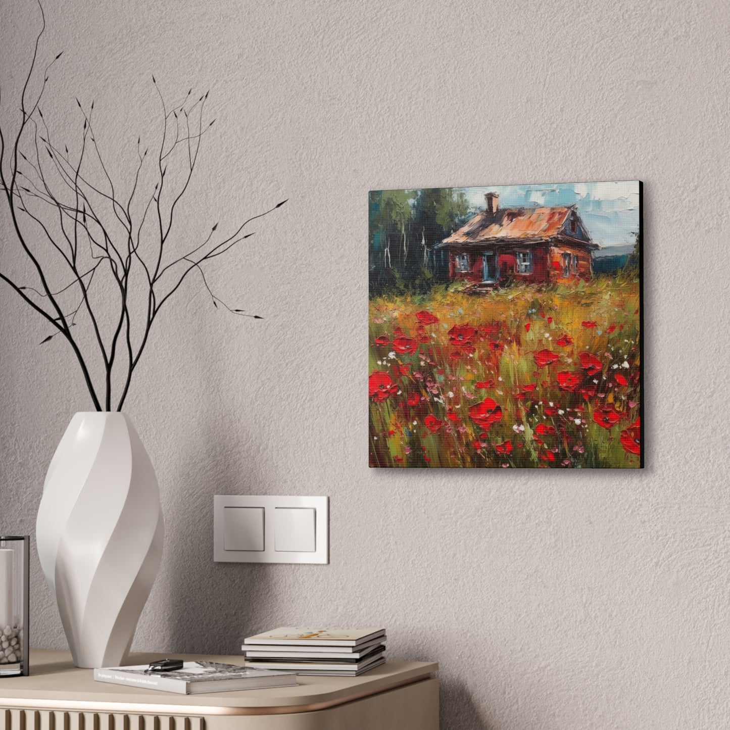 Red House Dreams Canvas