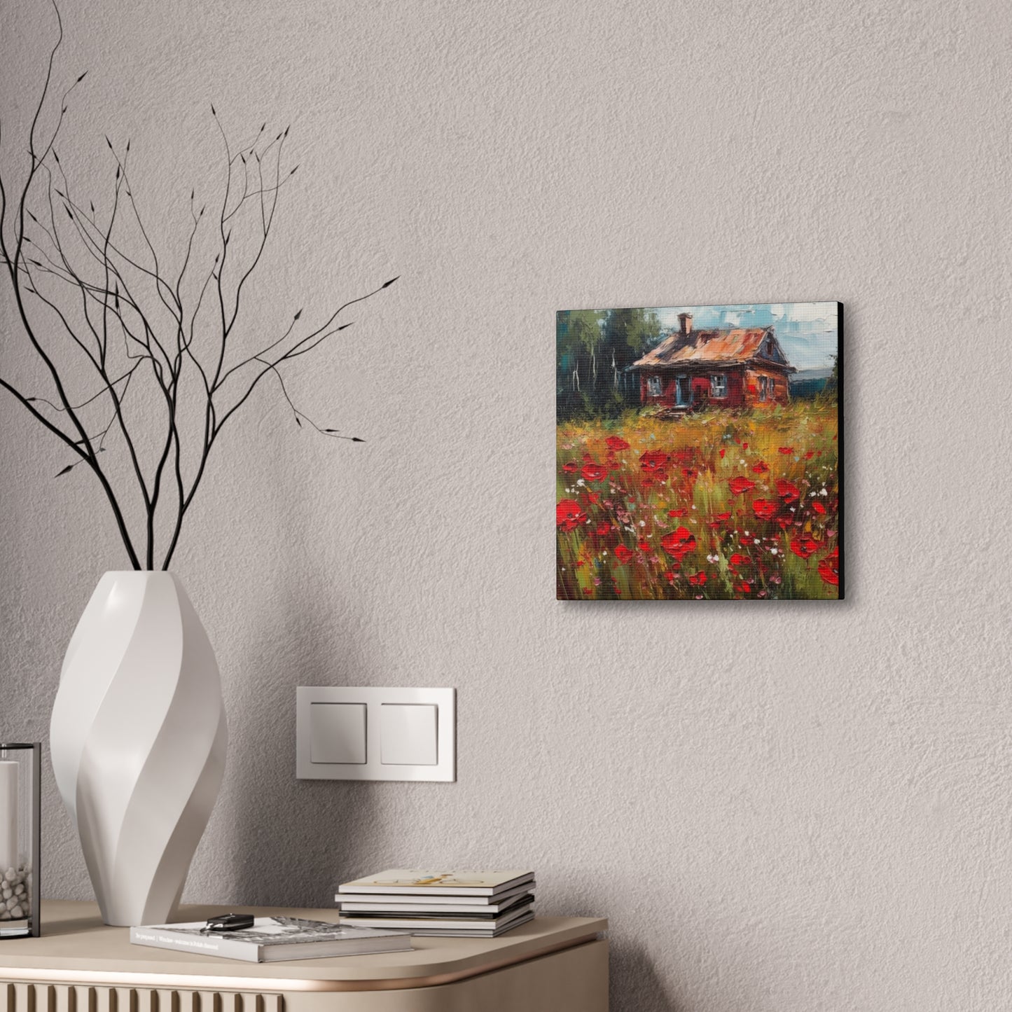 Red House Dreams Canvas