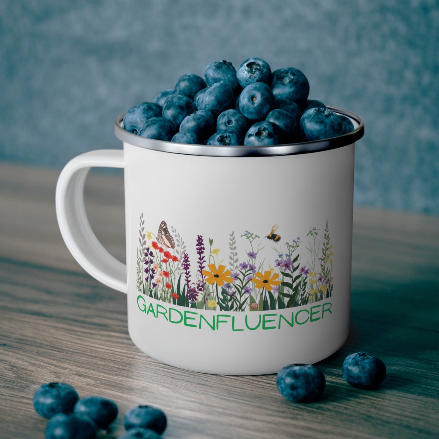 Gardenfluencer Enamel Camping Mug