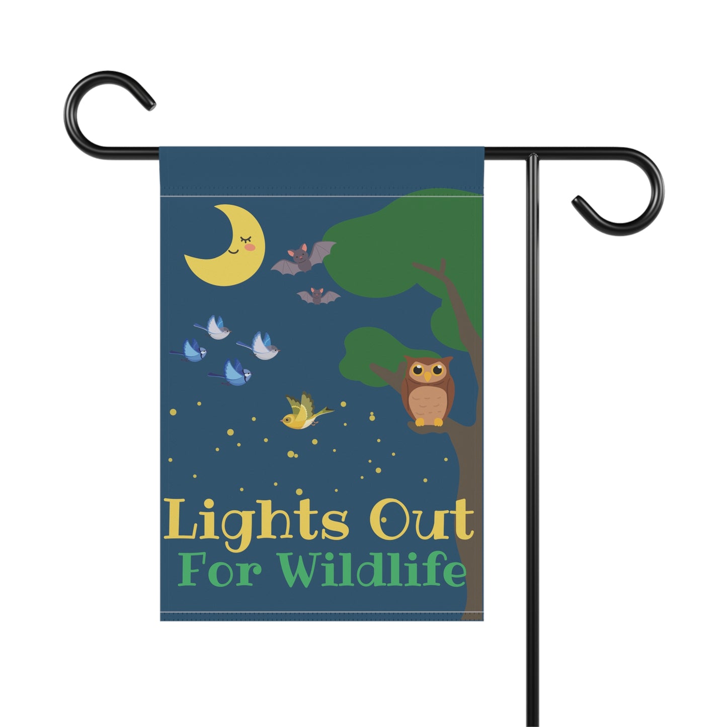 Lights Out For Wildlife Garden & House Banner