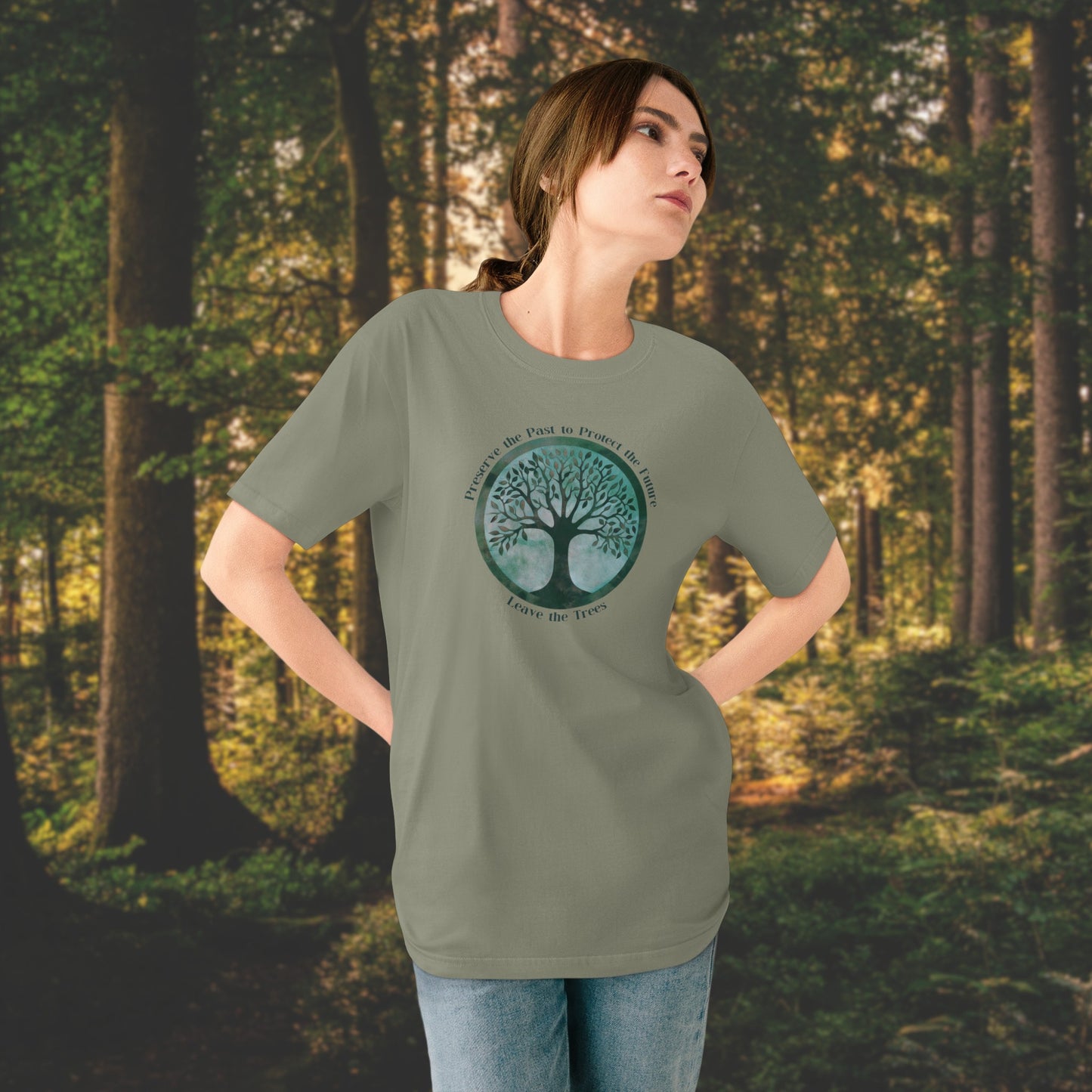 Leave The Trees Eco-Friendly Organic Cotton T-shirt