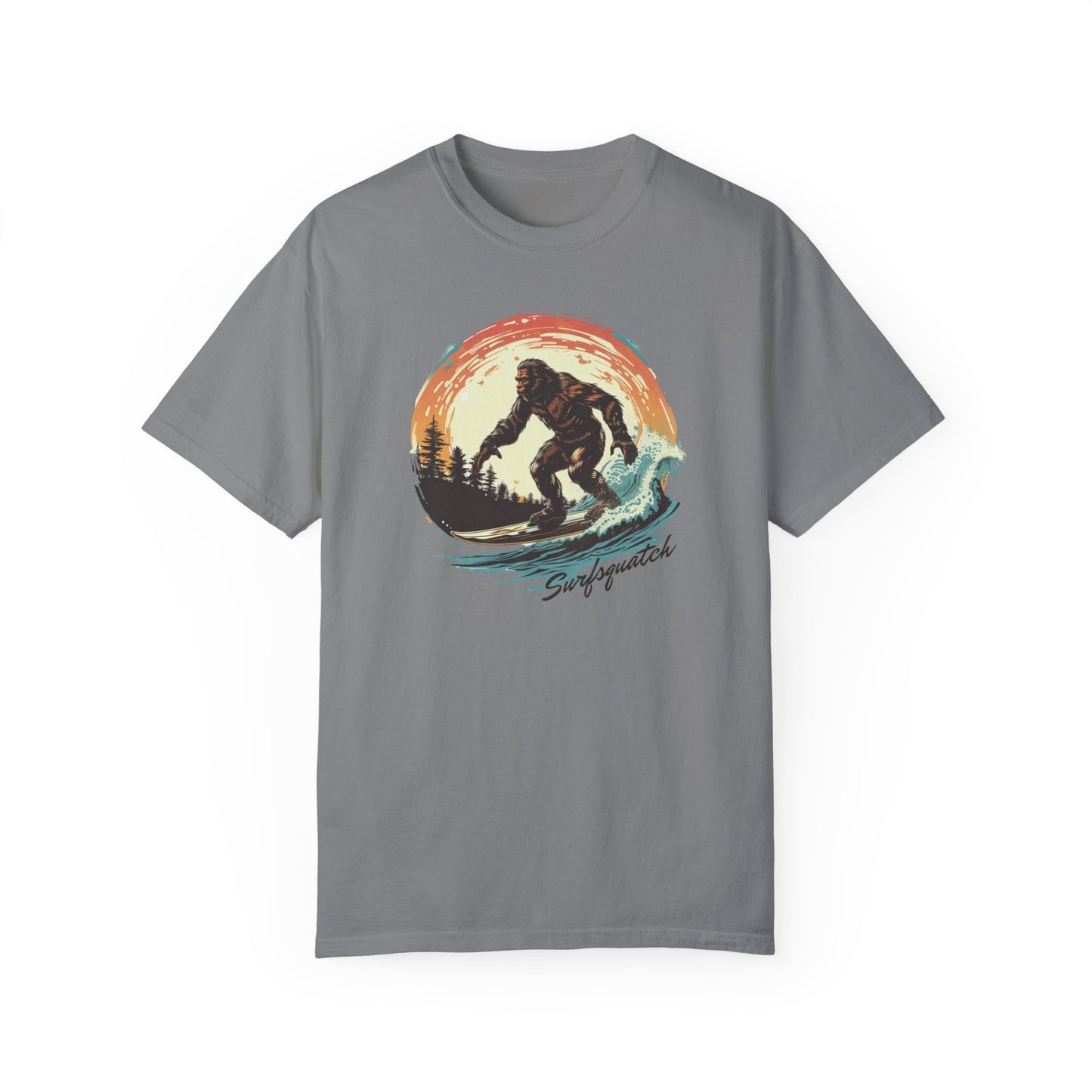 Vintage Vibes SurfSquatch Unisex Garment-Dyed T-shirt