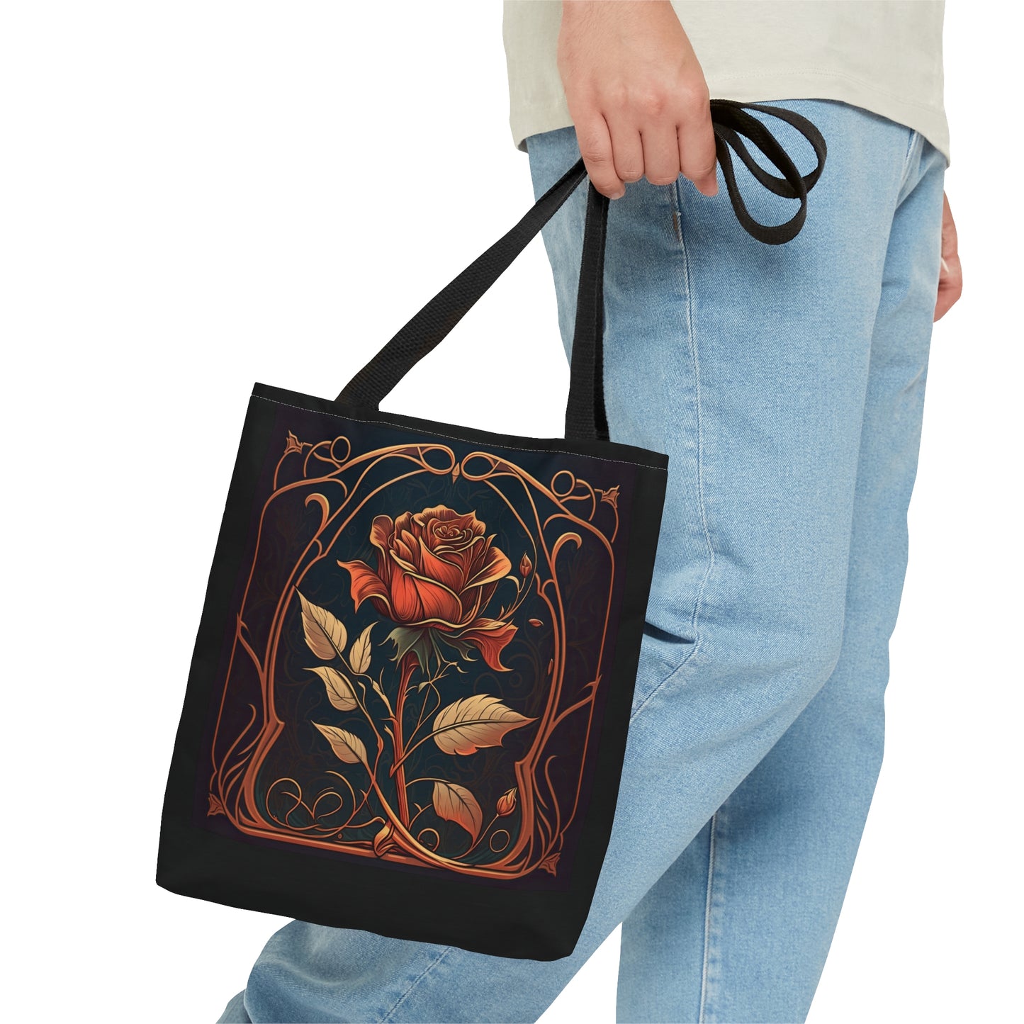 Art Nouveau Rose Tote Bag