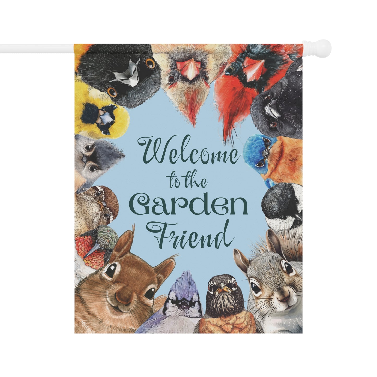 Welcome to the Garden Banner and Garden Flag