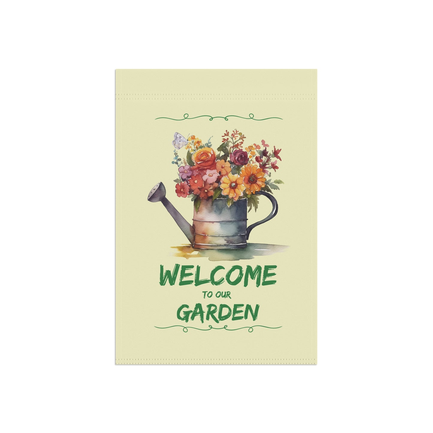 Welcome to Our Garden Garden & House Banner