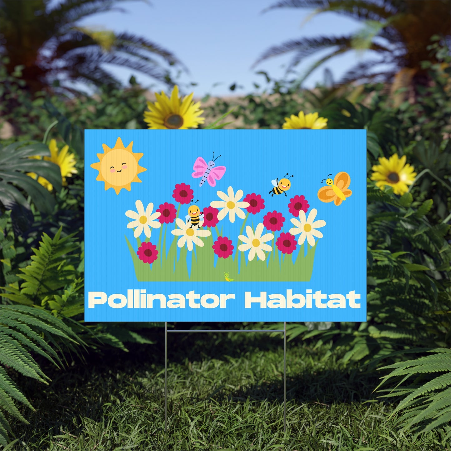 Pollinator Habitat Yard Sign