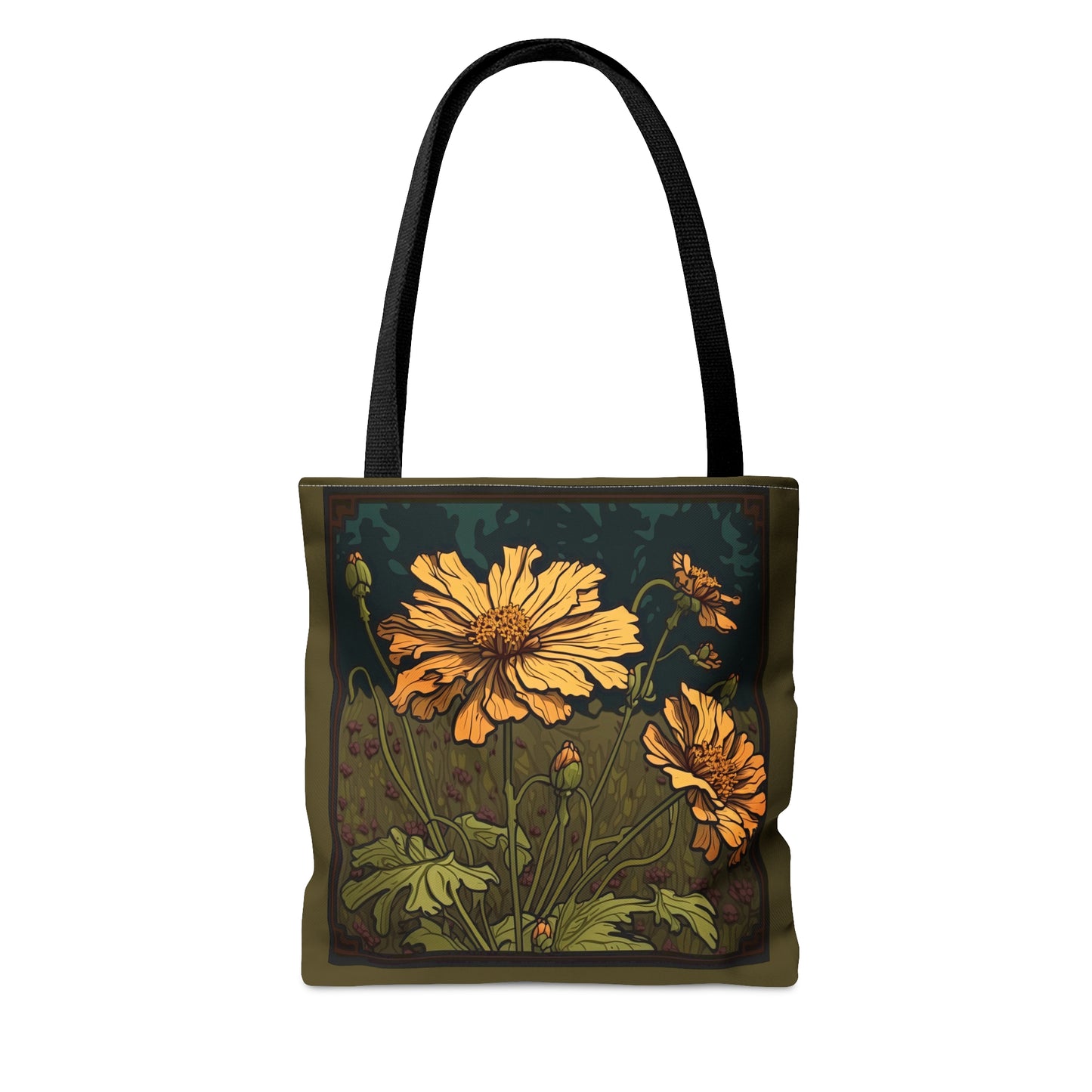 Art Nouveau Coreopsis Tote Bag