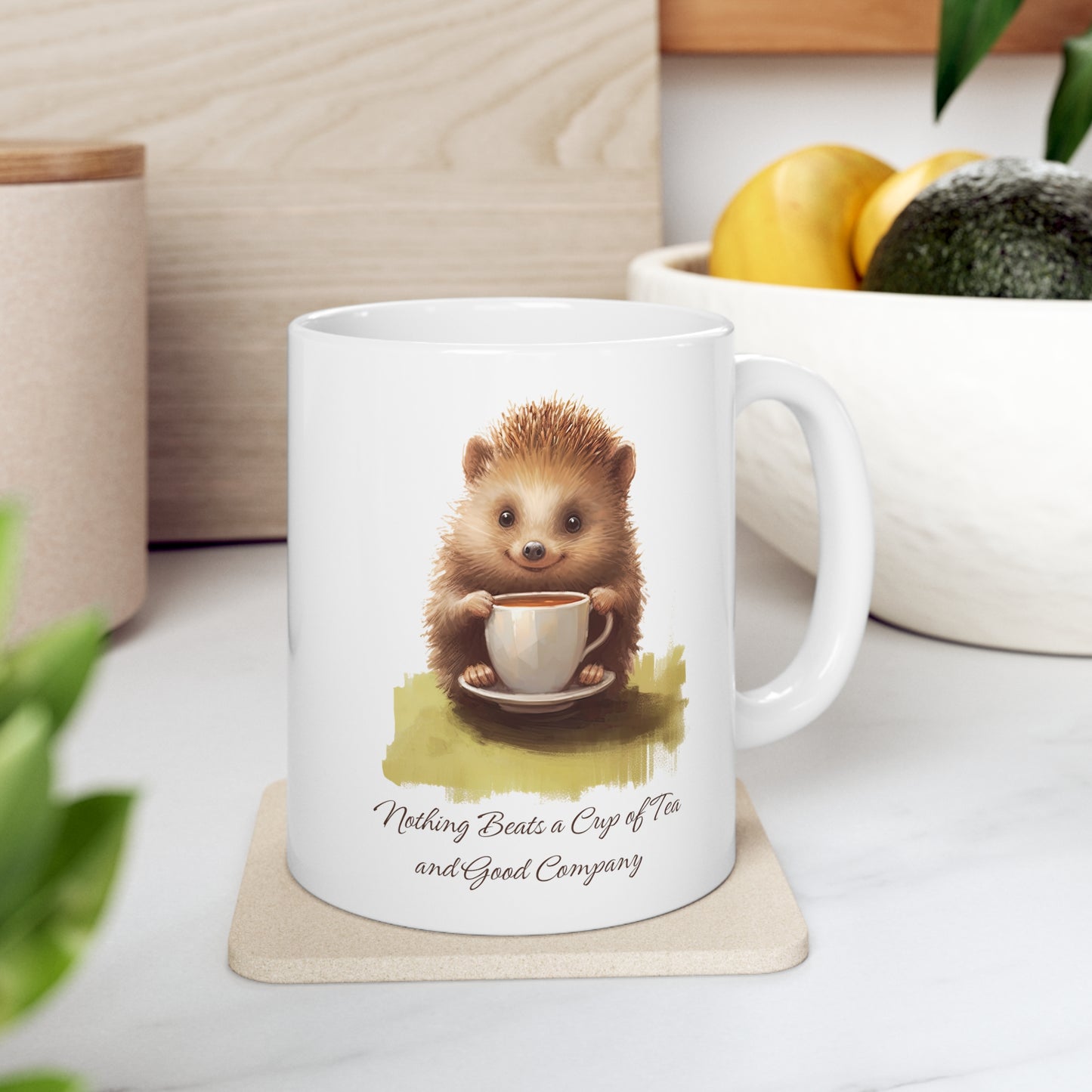 Nothing Beats a Cup of Tea and Good Company Ceramic Mug