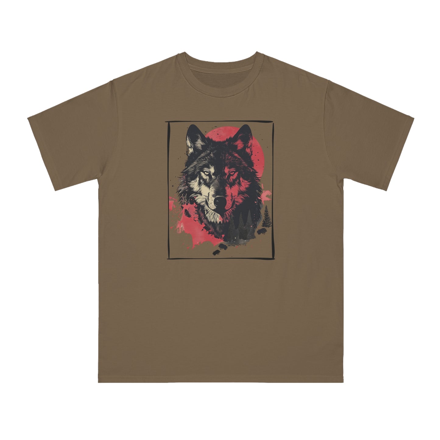 Red Wolf Eco-Friendly Organic Unisex Classic T-Shirt