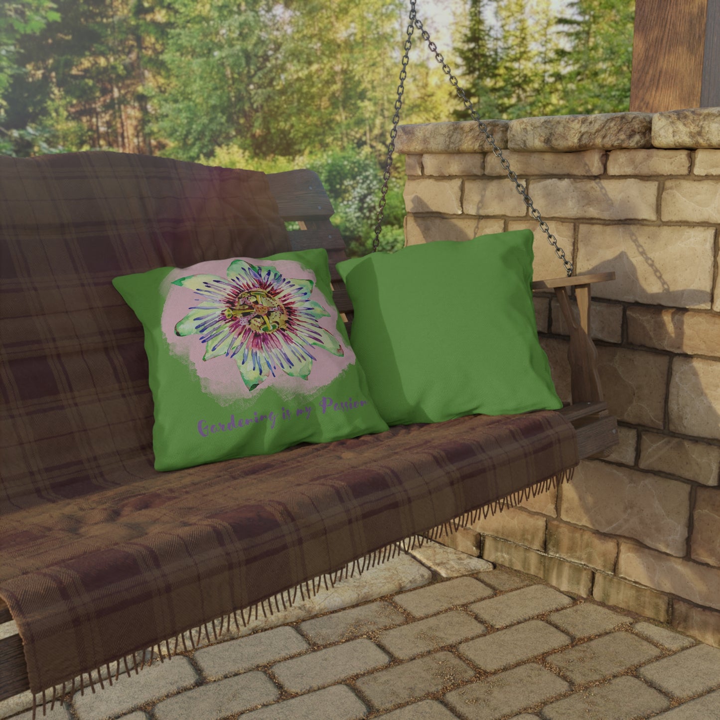 Gardening is my Passion Outdoor Pillows