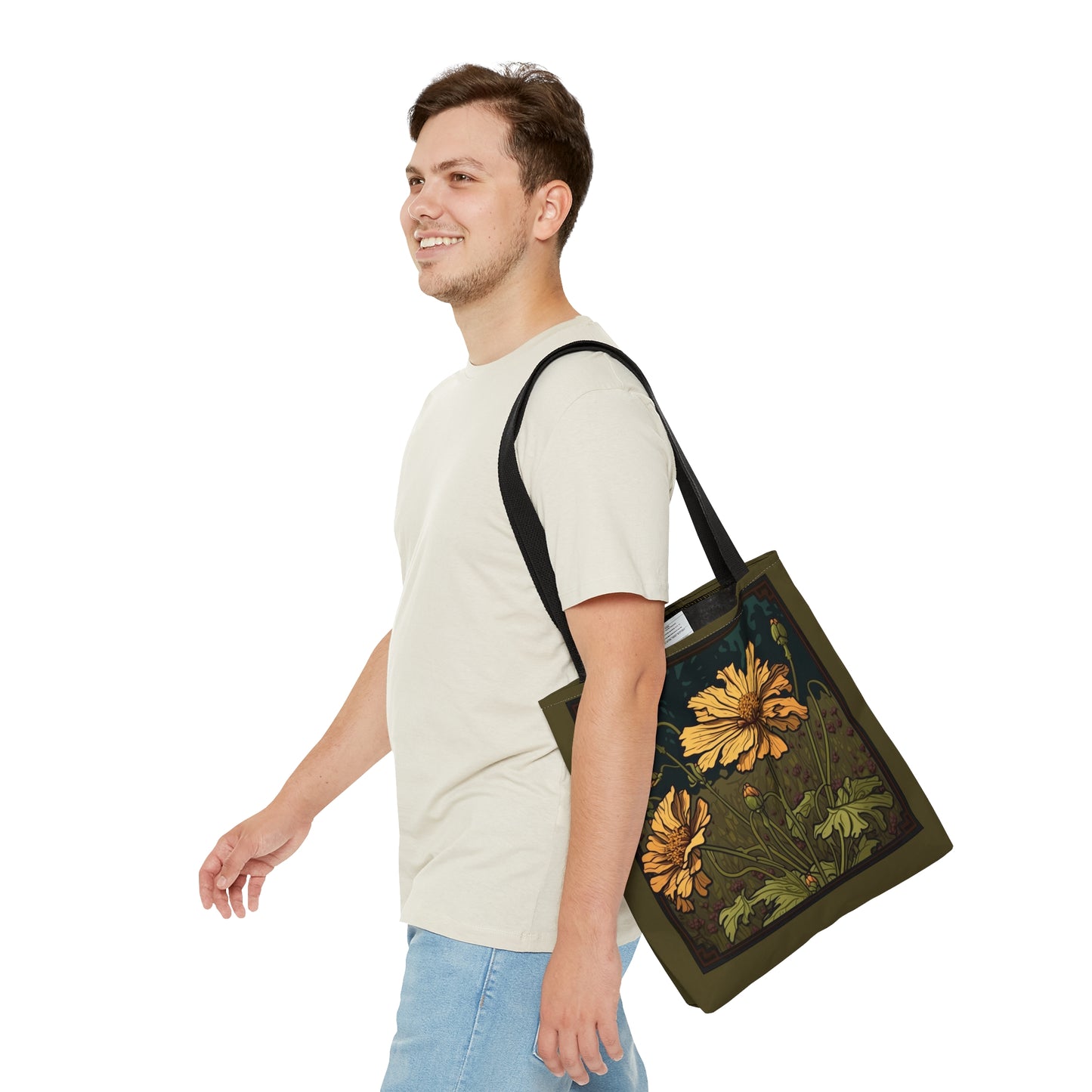 Art Nouveau Coreopsis Tote Bag