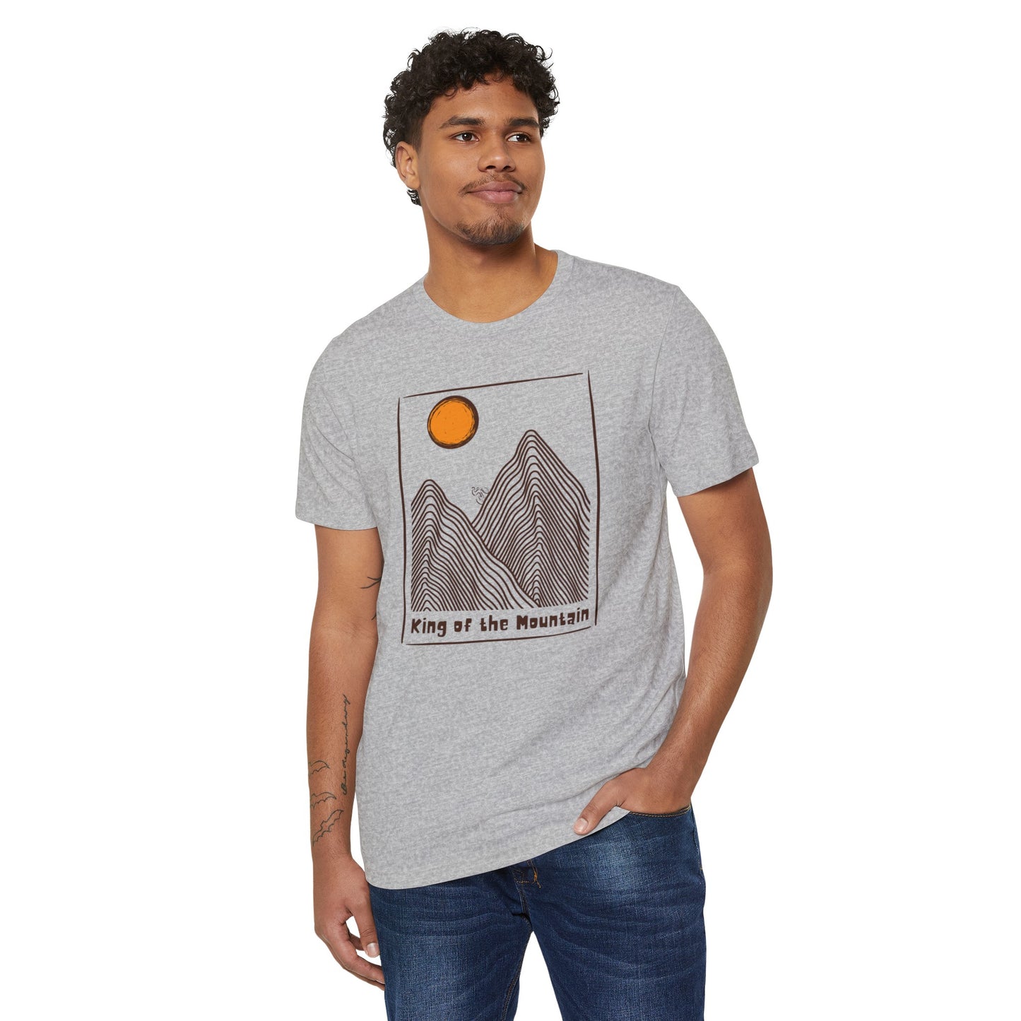 King of the Mountain Cycling Eco-friendly Unisex T-Shirt