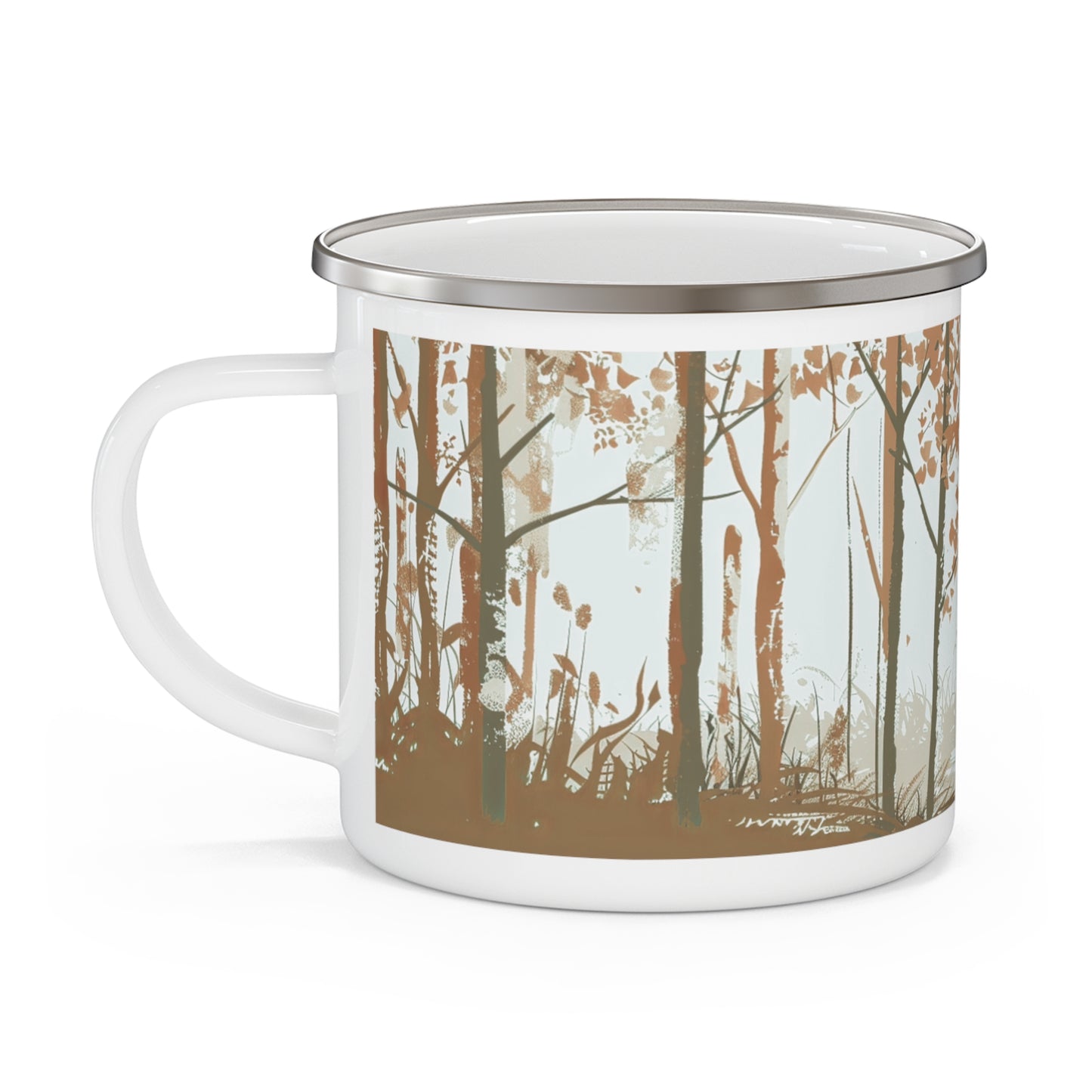 Vintage Vibes Fox Enamel Camping Mug