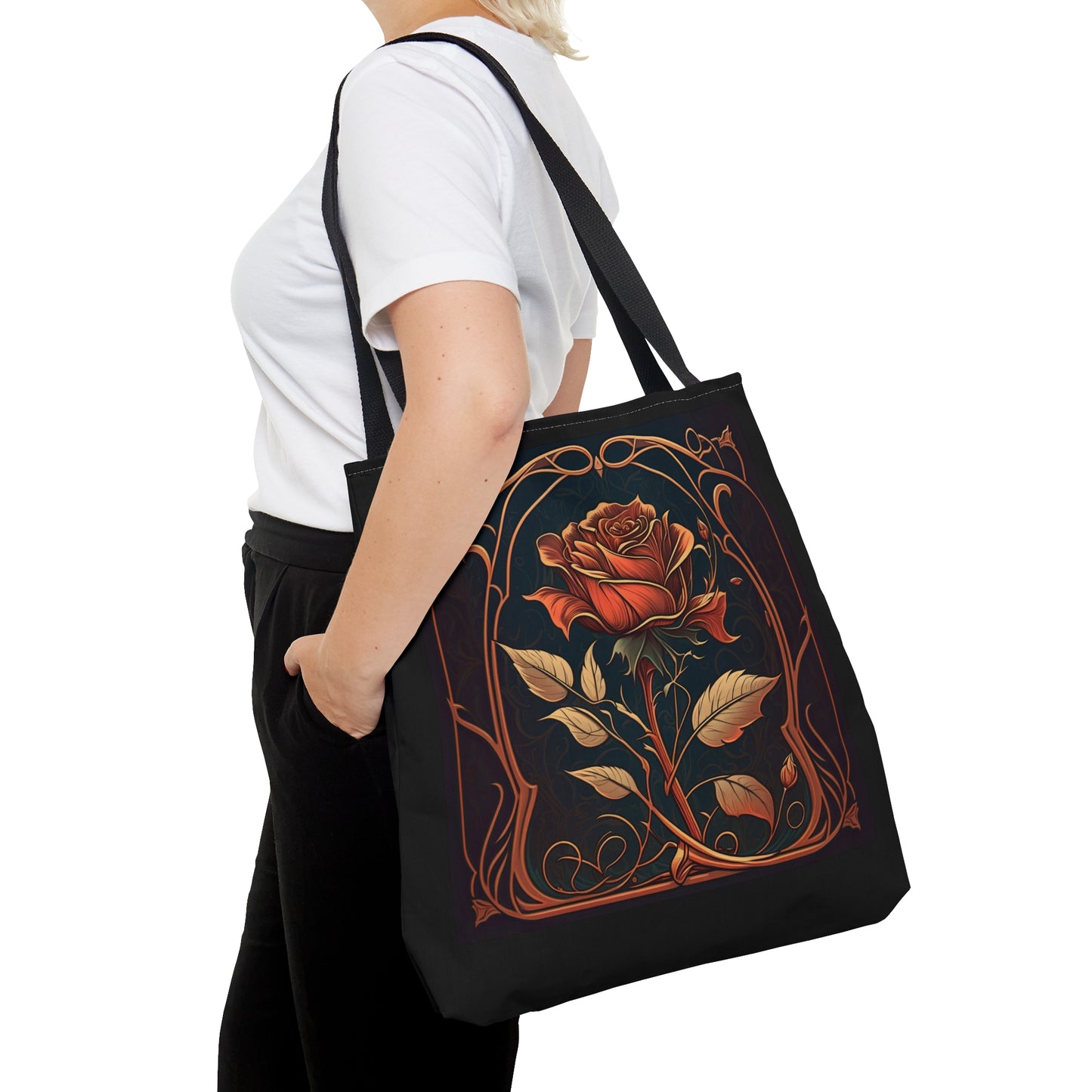 Art Nouveau Rose Tote Bag