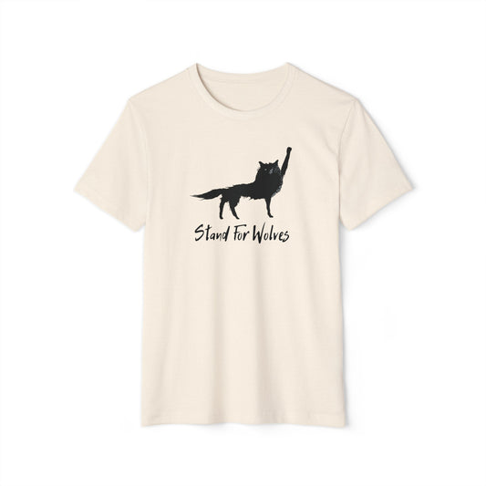 Stand for Wolves Beautiful Creature Eco-Friendly Unisex Recycled Poly/Organic Cotton T-Shirt