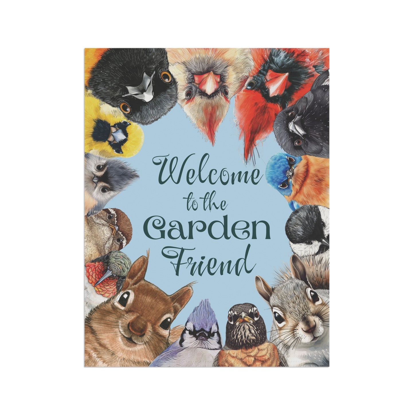 Welcome to the Garden Banner and Garden Flag