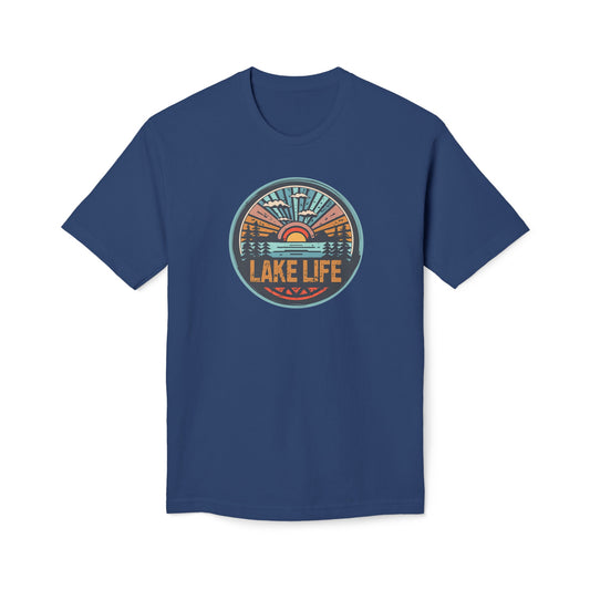 Vintage Lake Life Unisex Midweight T-shirt, Made in US