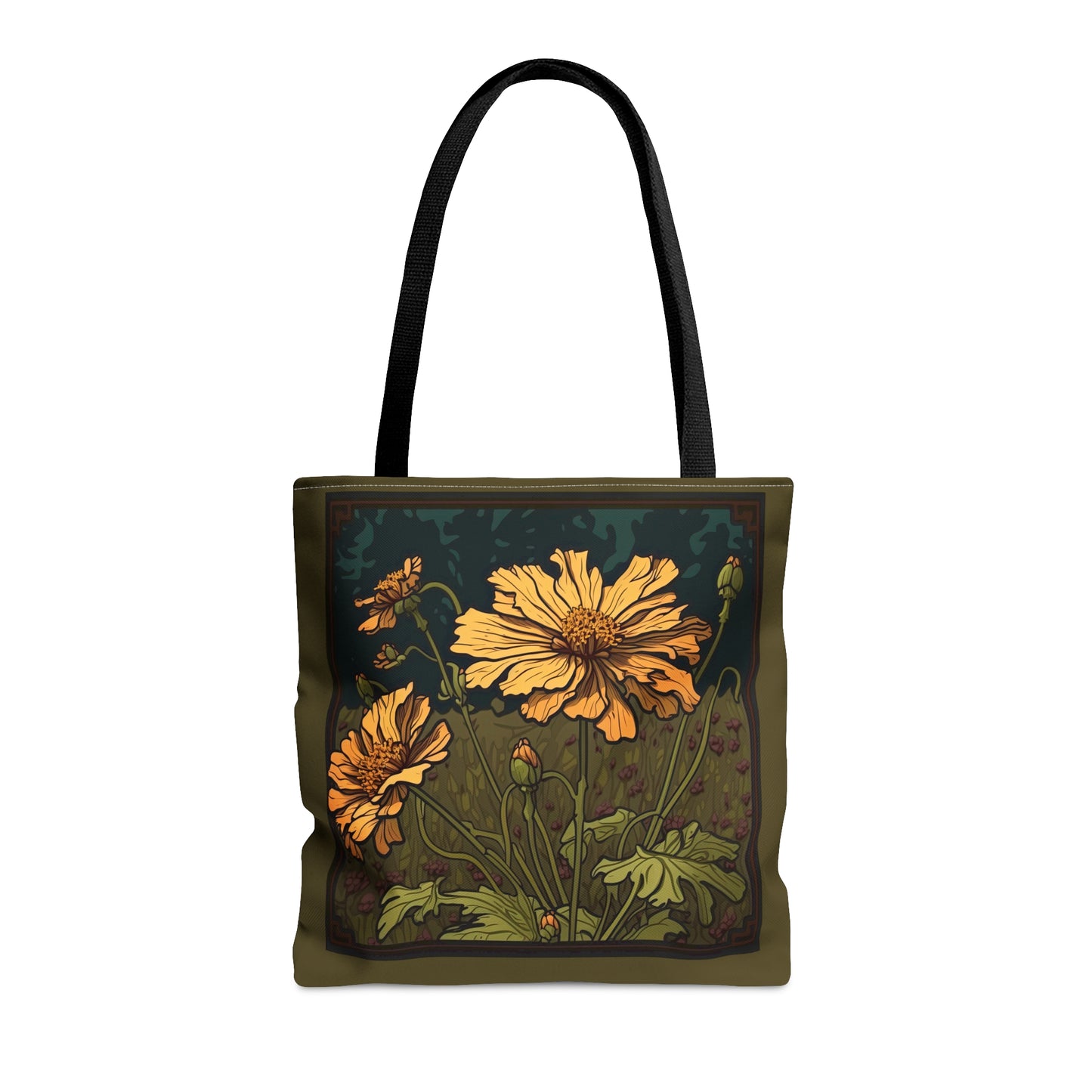 Art Nouveau Coreopsis Tote Bag