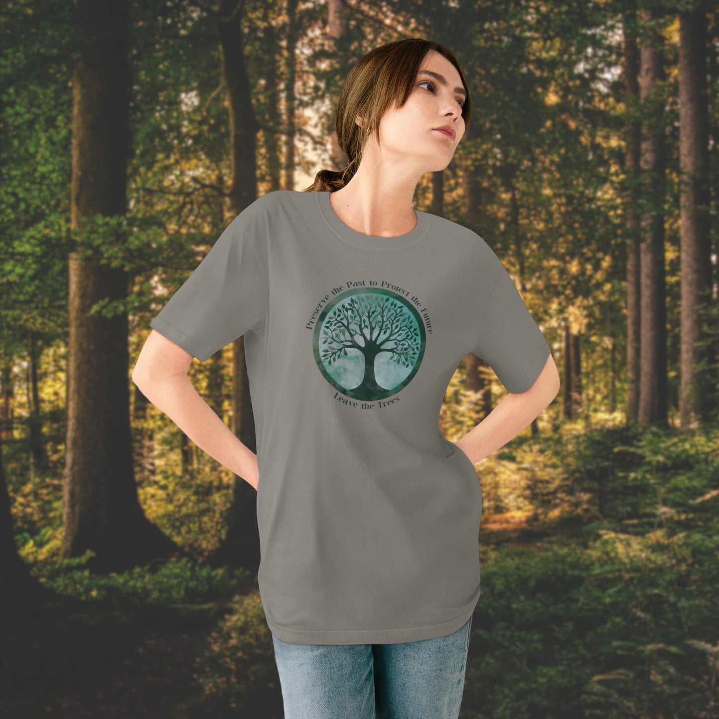 Leave The Trees Eco-Friendly Organic Cotton T-shirt