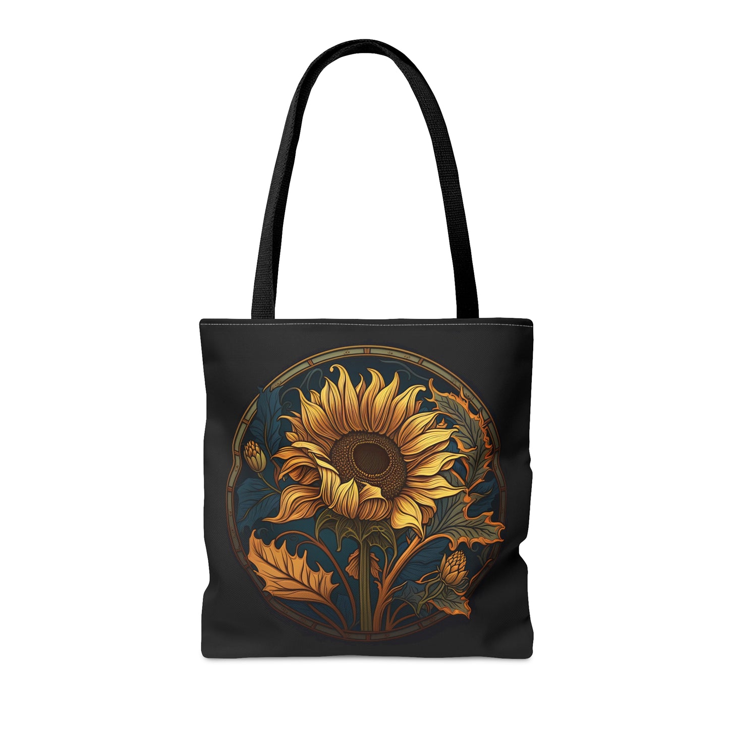 Art Nouveau Sunflower Tote Bag