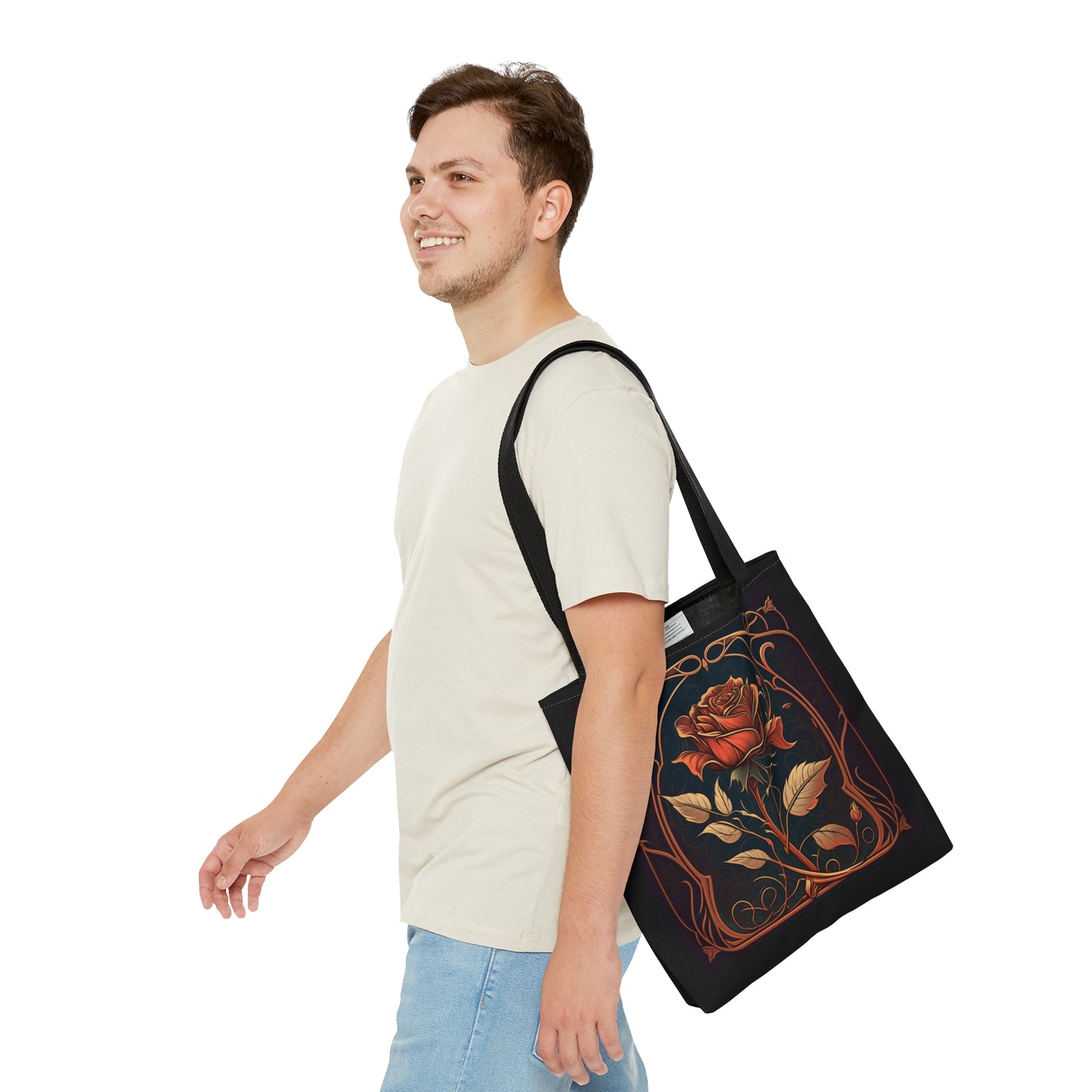 Art Nouveau Rose Tote Bag