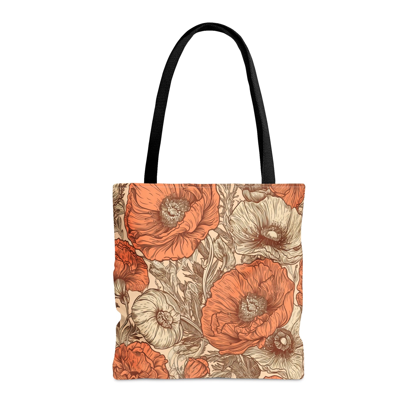 Poppies Toile Tote Bag