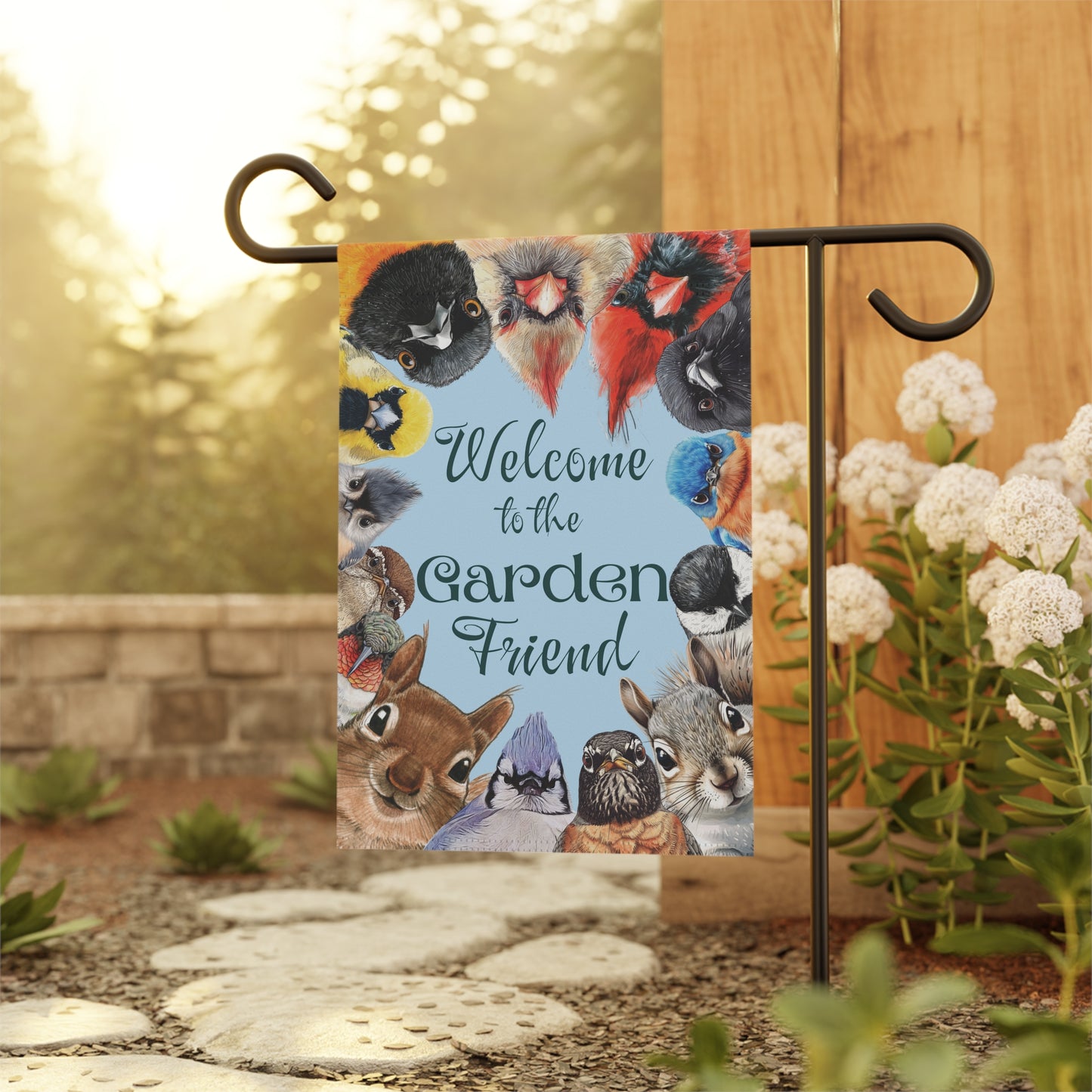 Welcome to the Garden Banner and Garden Flag