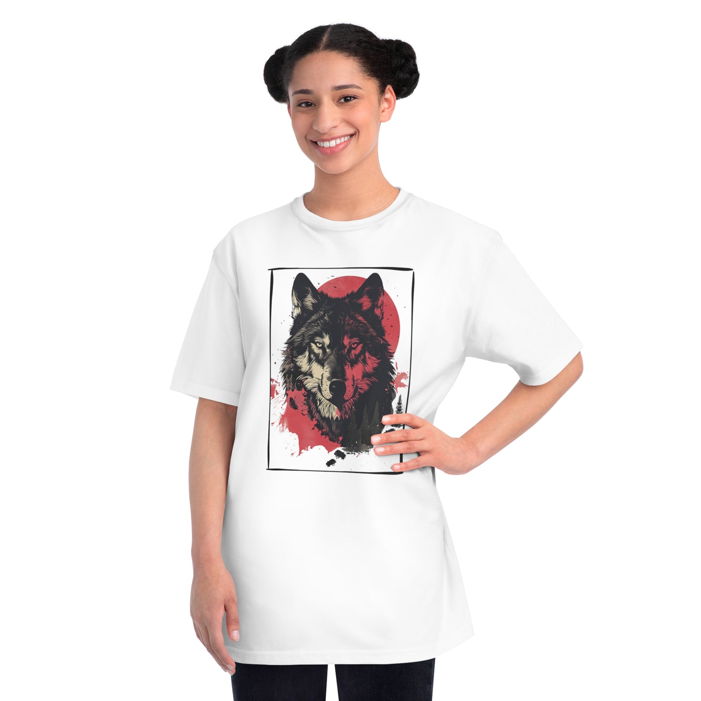 Red Wolf Eco-Friendly Organic Unisex Classic T-Shirt