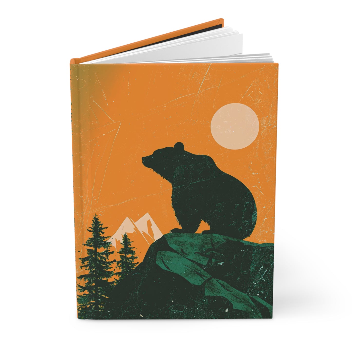 Black Bear Reflects Hardcover Journal Matte