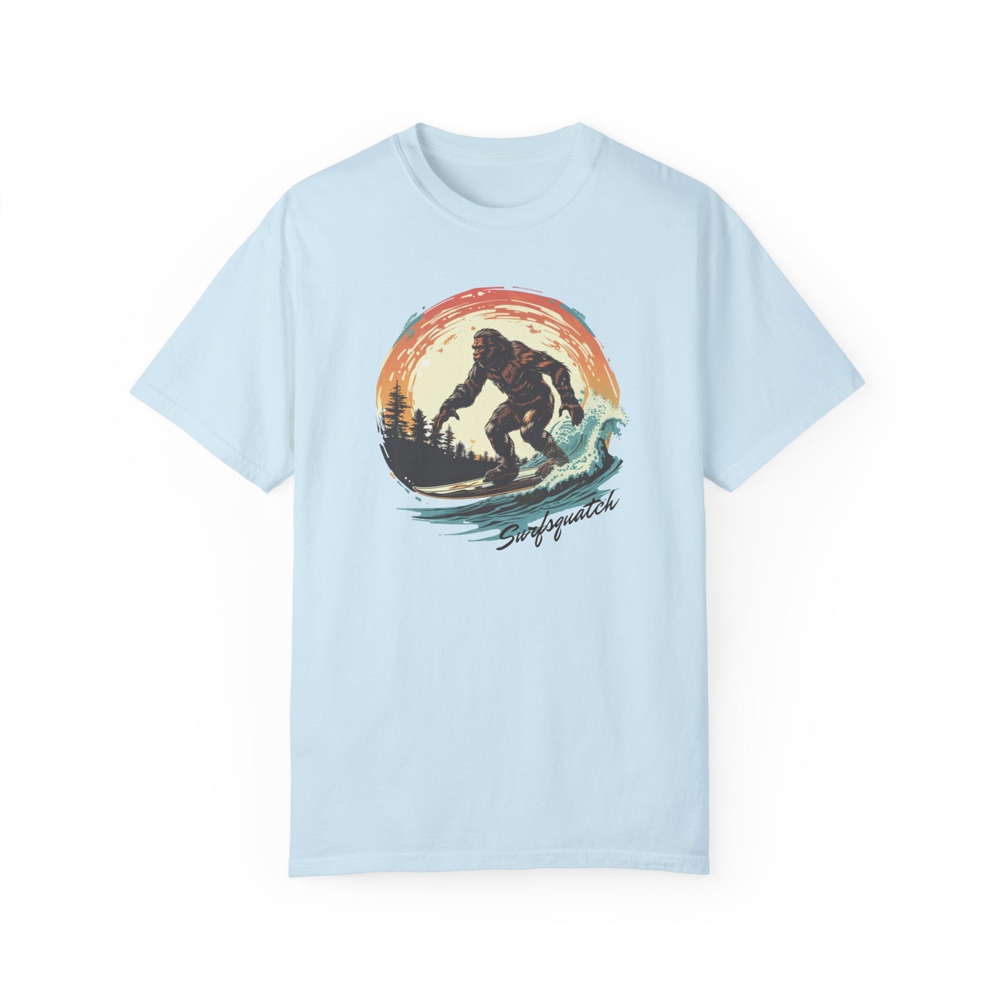 Vintage Vibes SurfSquatch Unisex Garment-Dyed T-shirt