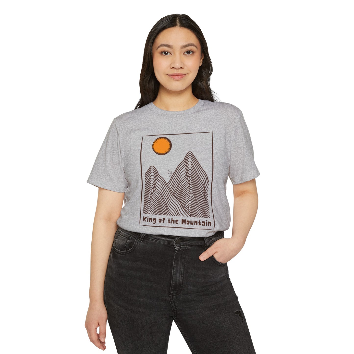 King of the Mountain Cycling Eco-friendly Unisex T-Shirt