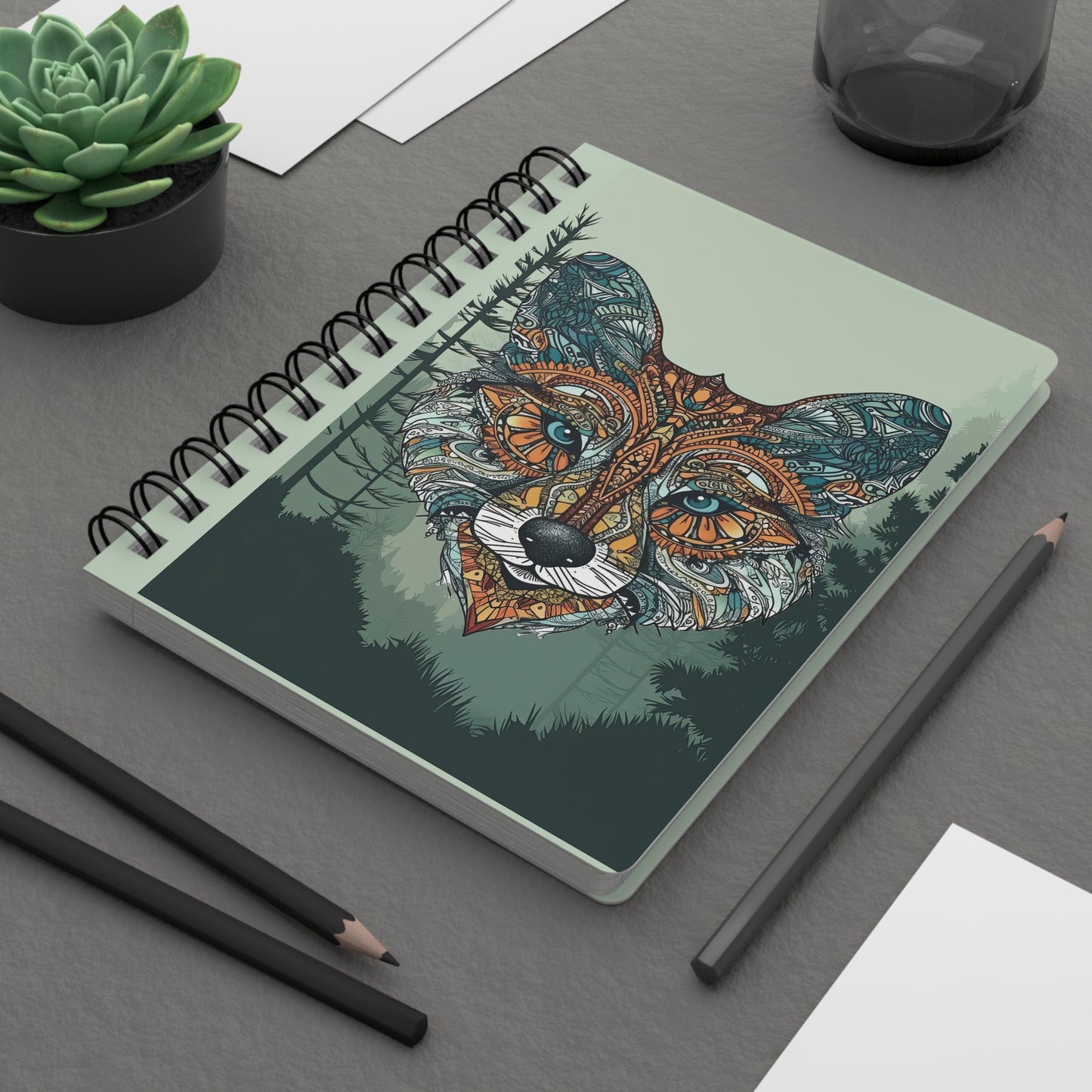 NatureCore Fox Spiral Bound Journal