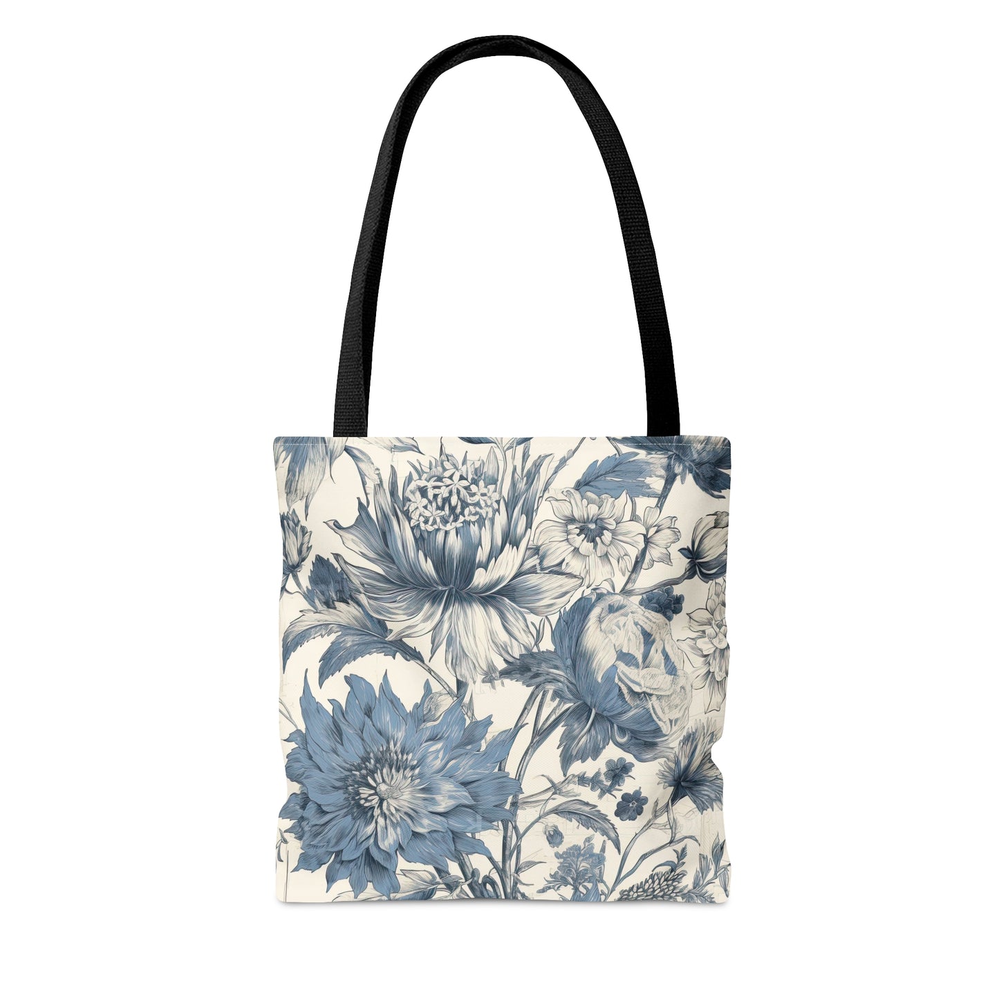 Cornflower Toile Tote Bag