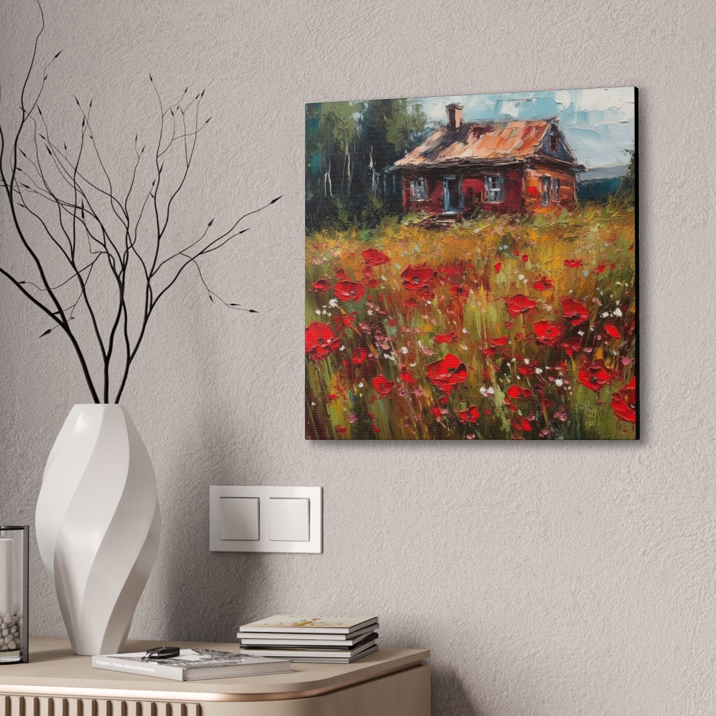 Red House Dreams Canvas