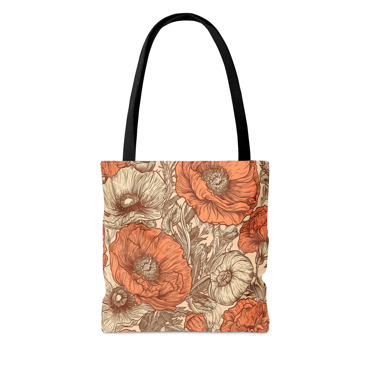 Poppies Toile Tote Bag