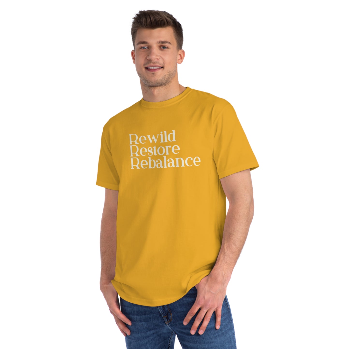 Rewild Restore Rebalance Eco-Friendly Organic Unisex  T-Shirt