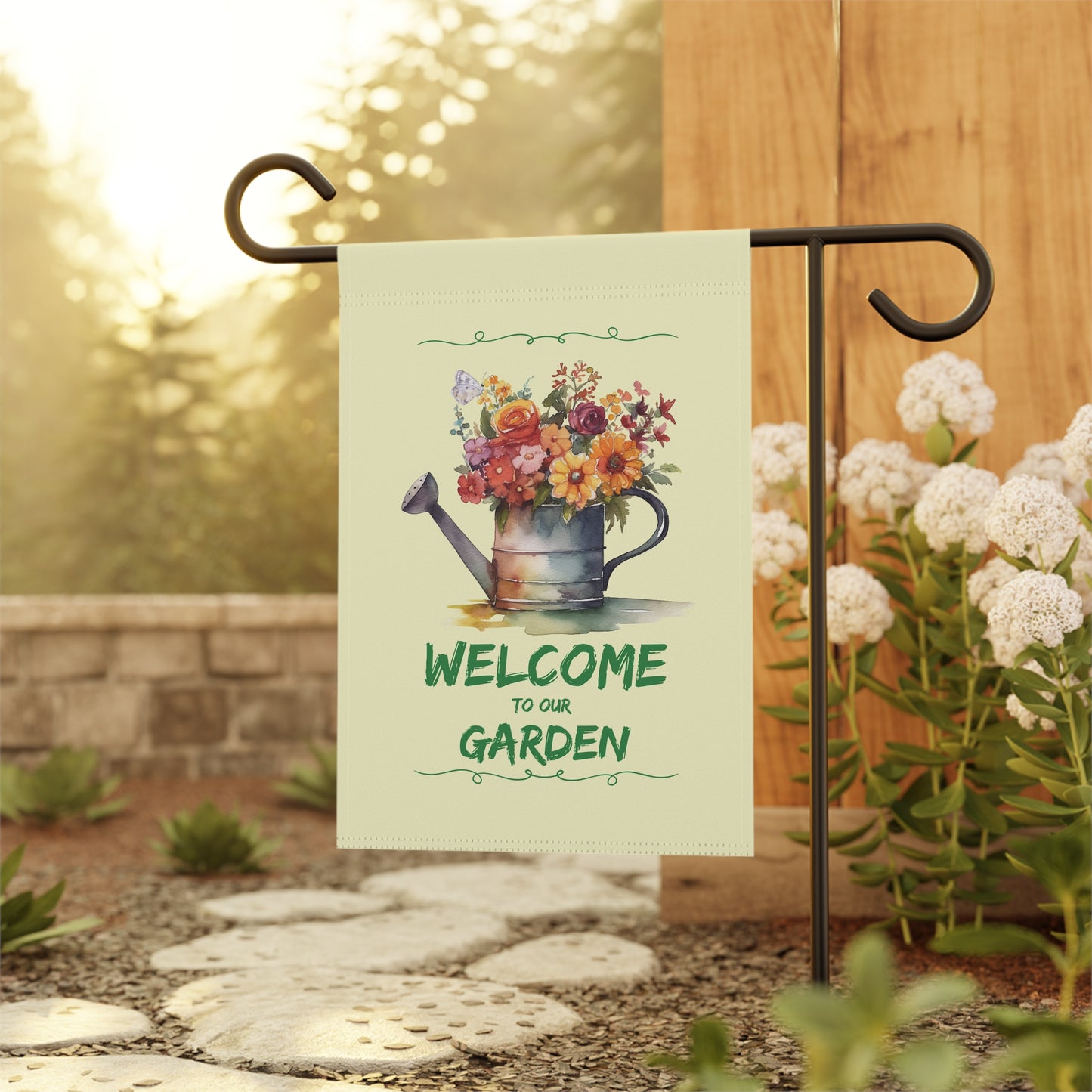 Welcome to Our Garden Garden & House Banner