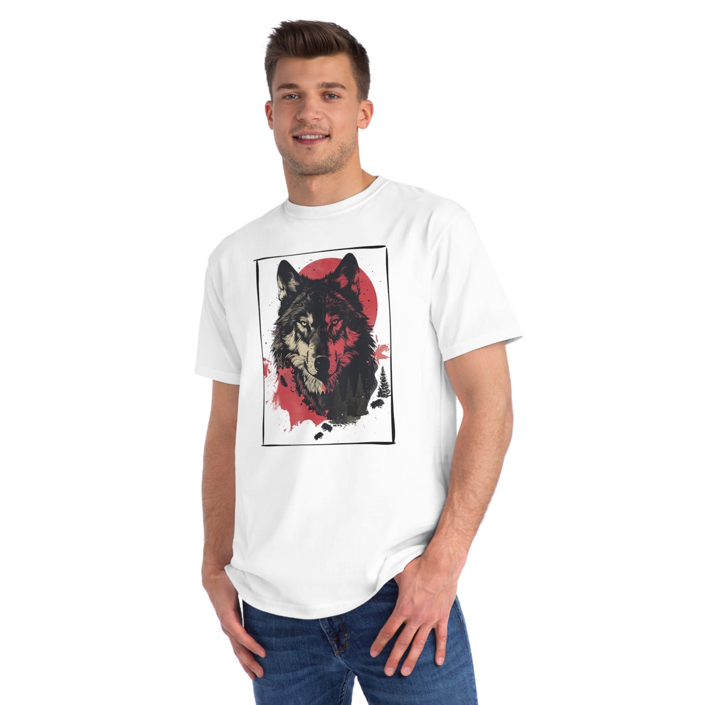 Red Wolf Eco-Friendly Organic Unisex Classic T-Shirt