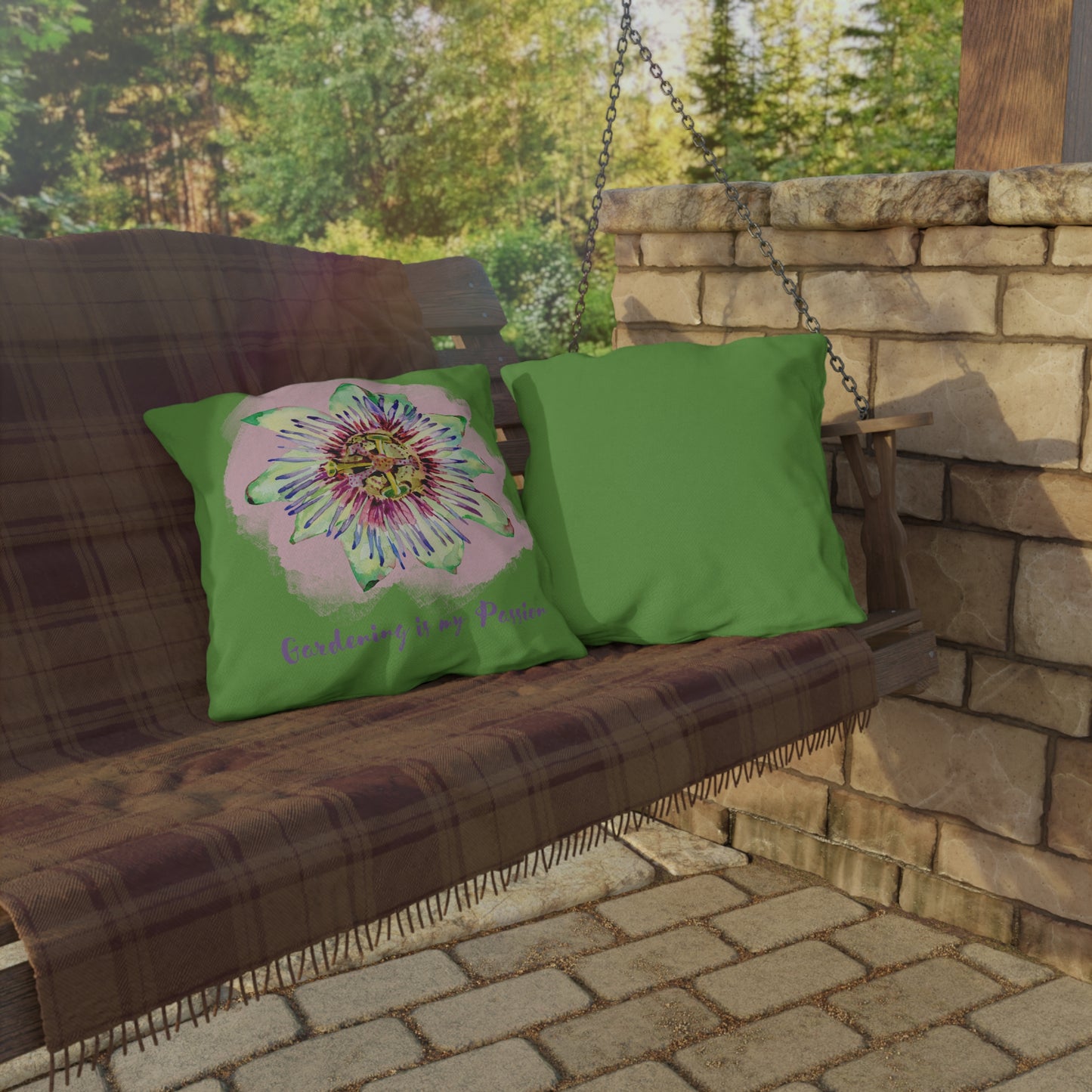 Gardening is my Passion Outdoor Pillows