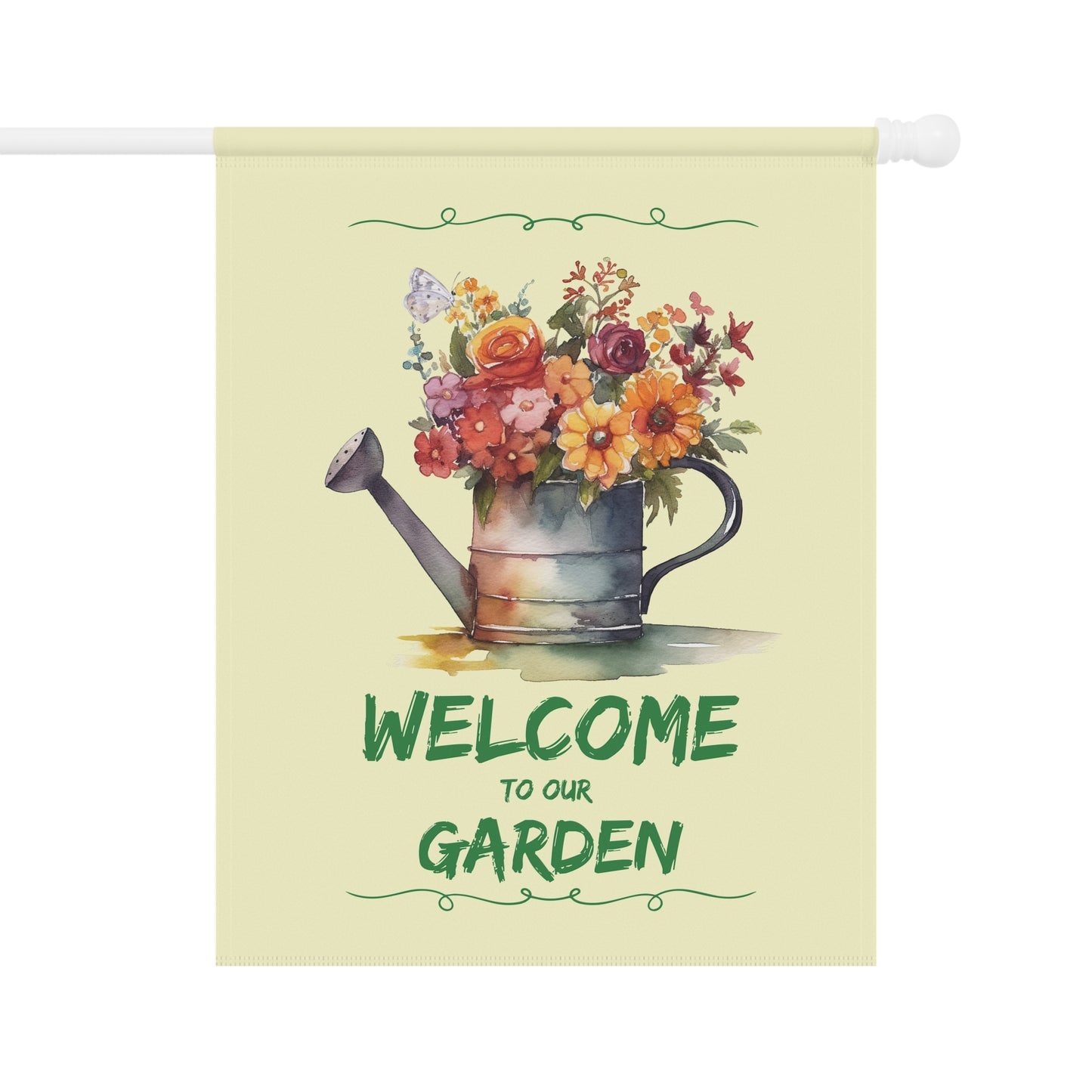 Welcome to Our Garden Garden & House Banner