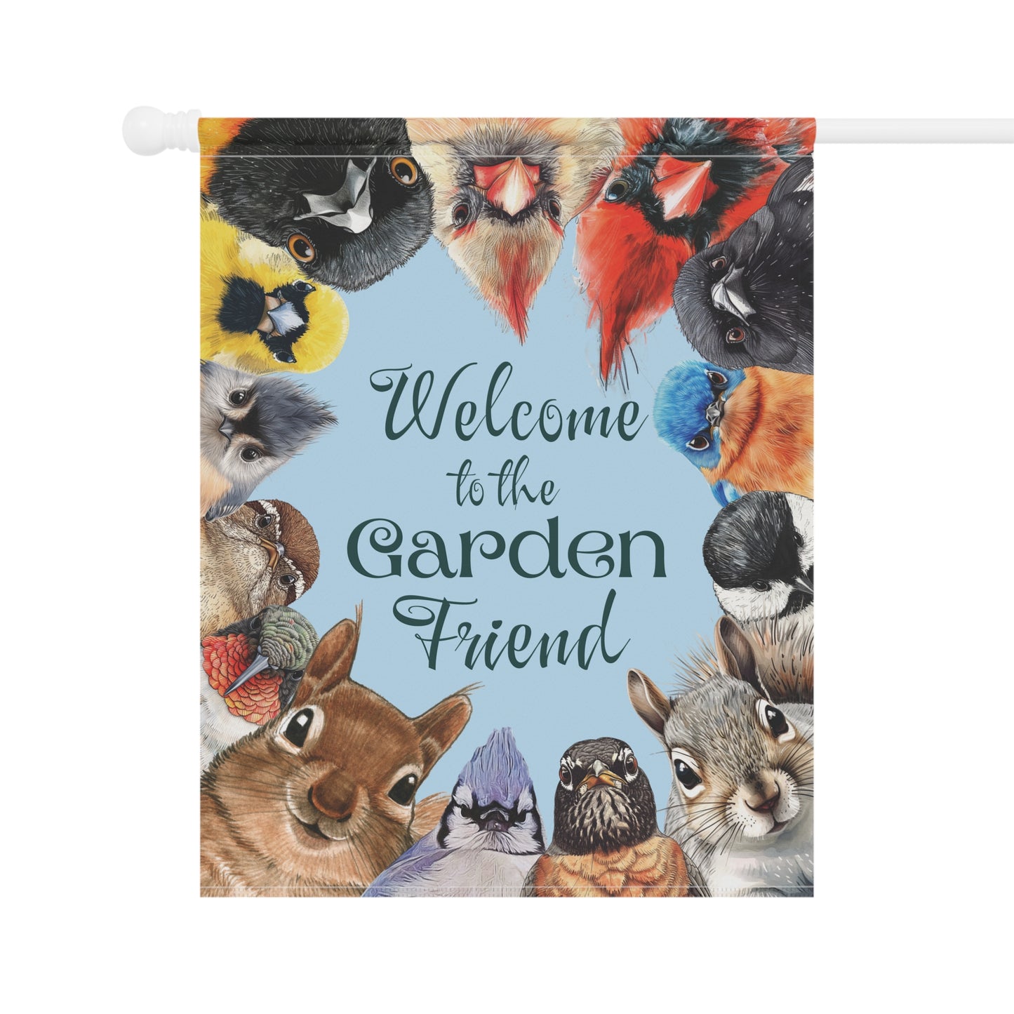 Welcome to the Garden Banner and Garden Flag