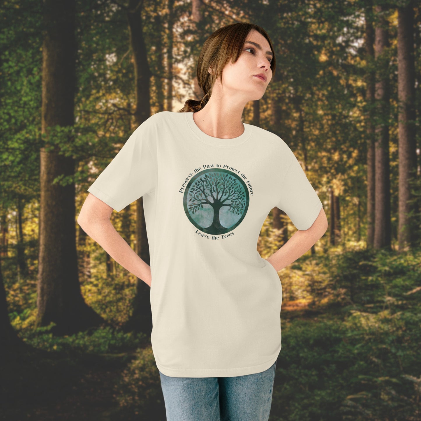 Leave The Trees Eco-Friendly Organic Cotton T-shirt