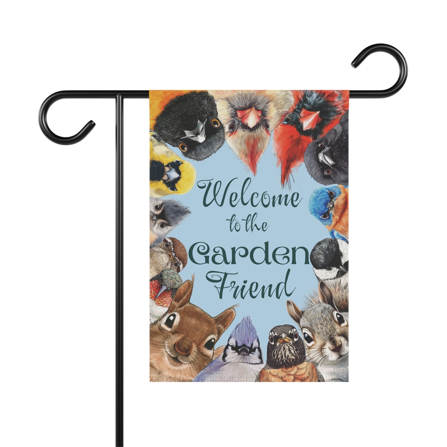 Welcome to the Garden Banner and Garden Flag