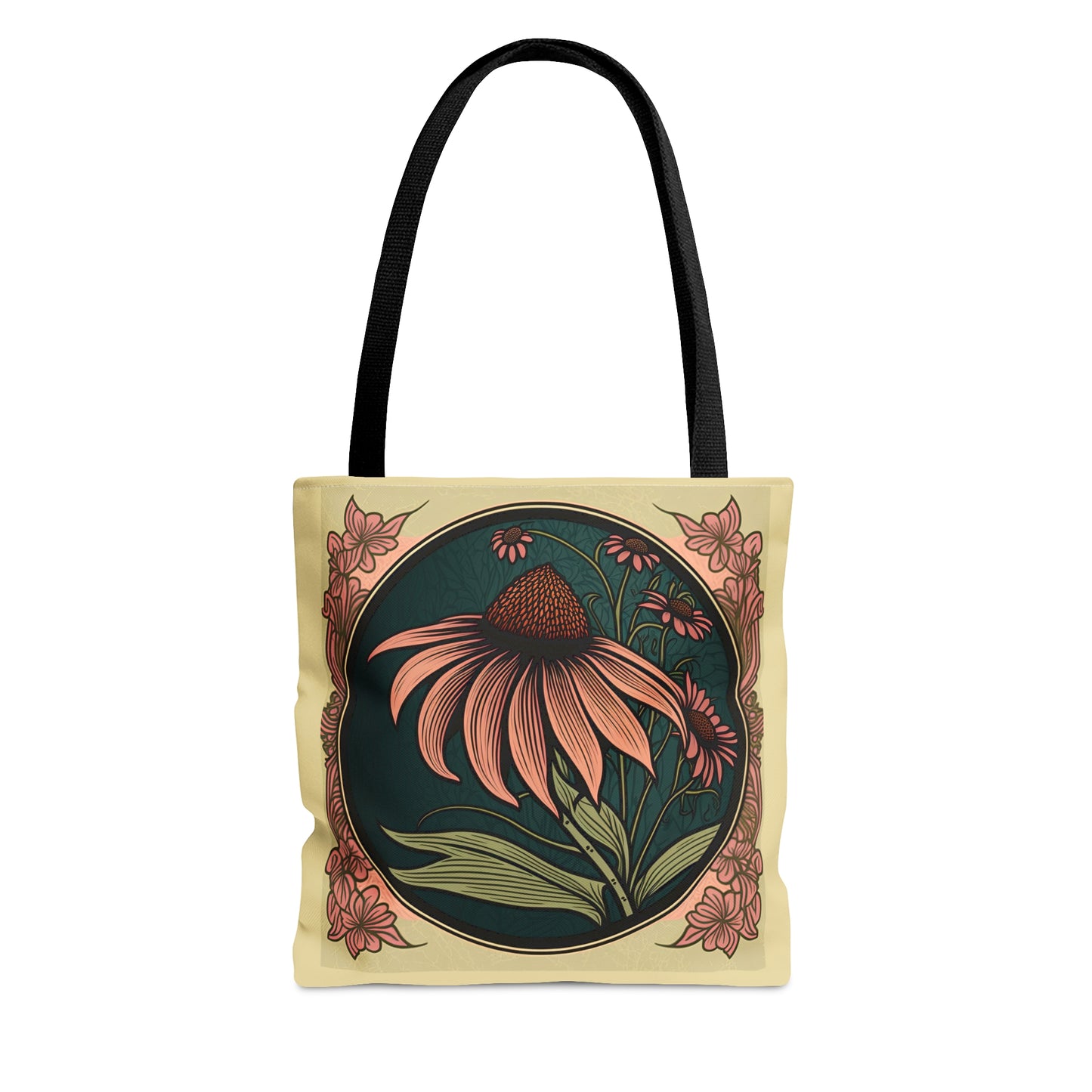 Art Nouveau Coneflower Tote Bag